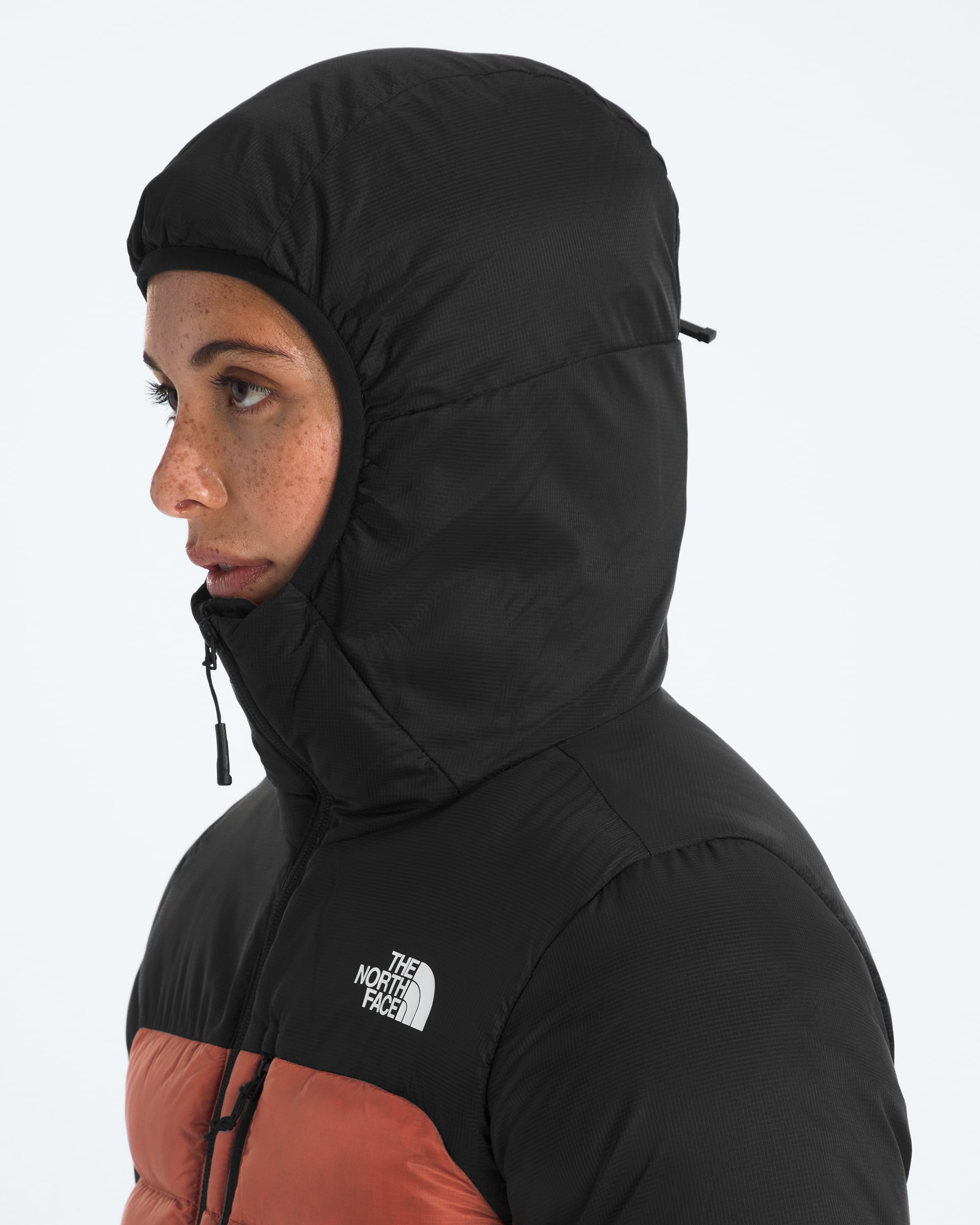 Womens Kalix Down Hoodie TNF MODELHOOD2