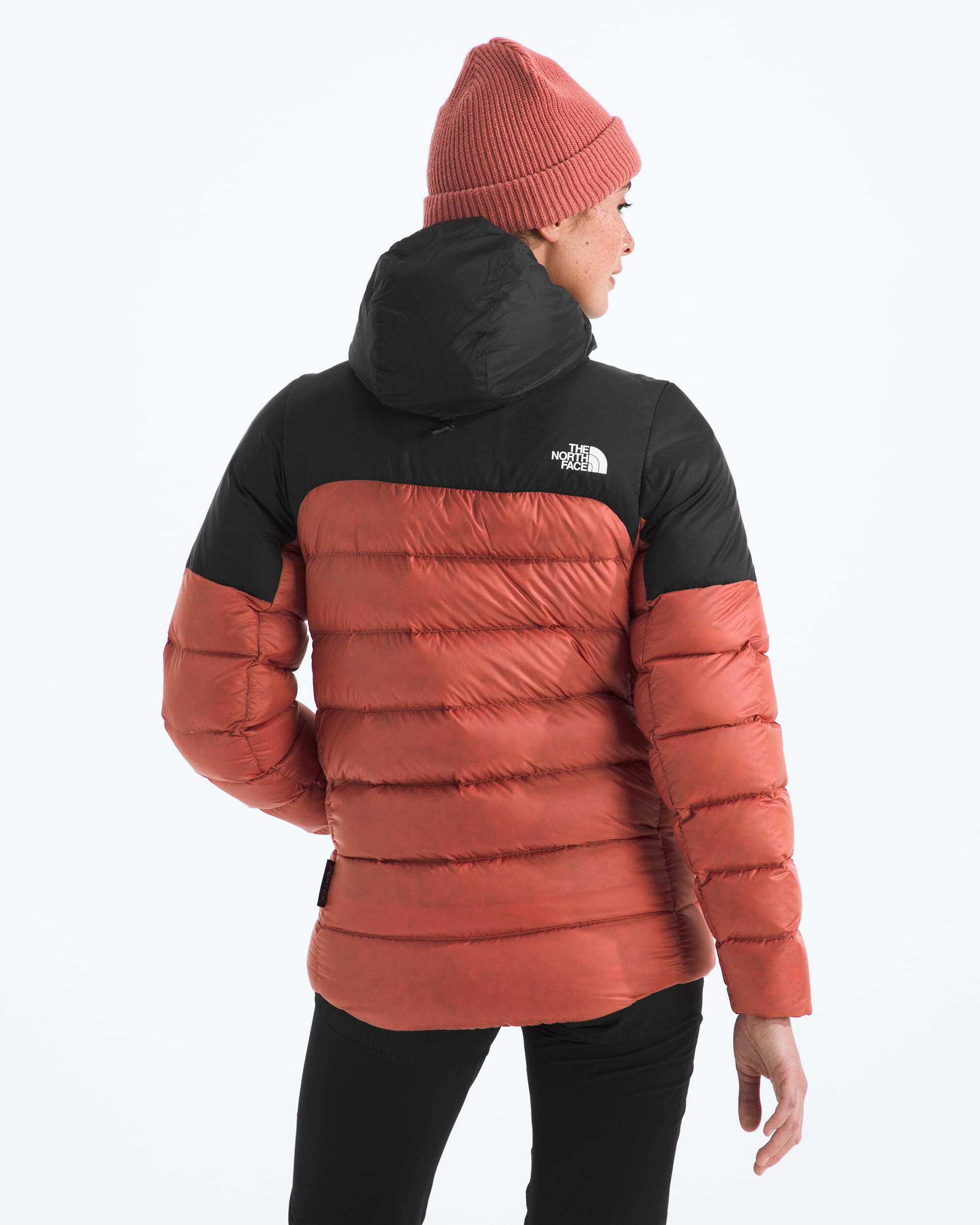Womens Kalix Down Hoodie TNF BACK
