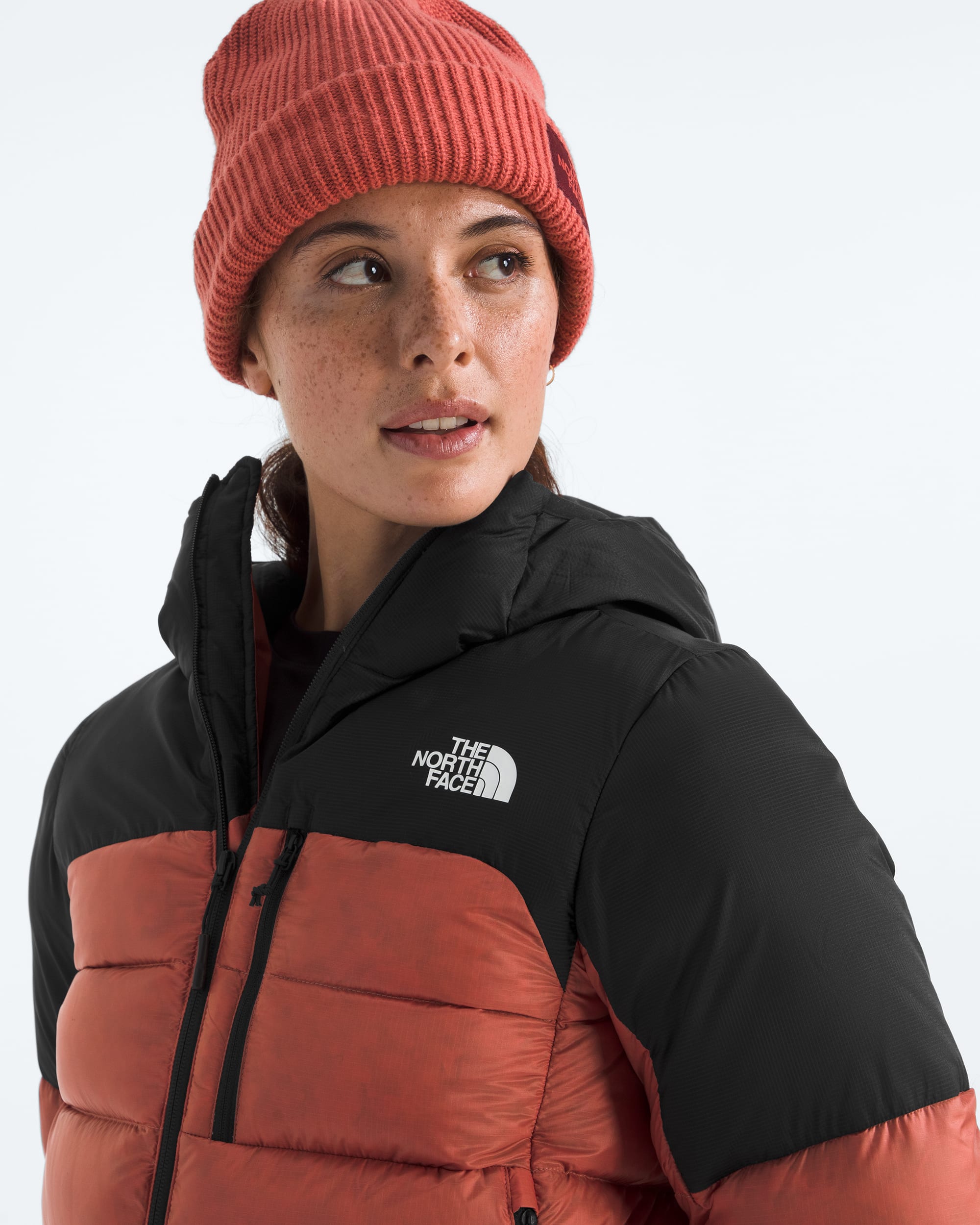 Womens Kalix Down Hoodie TNF HERO3