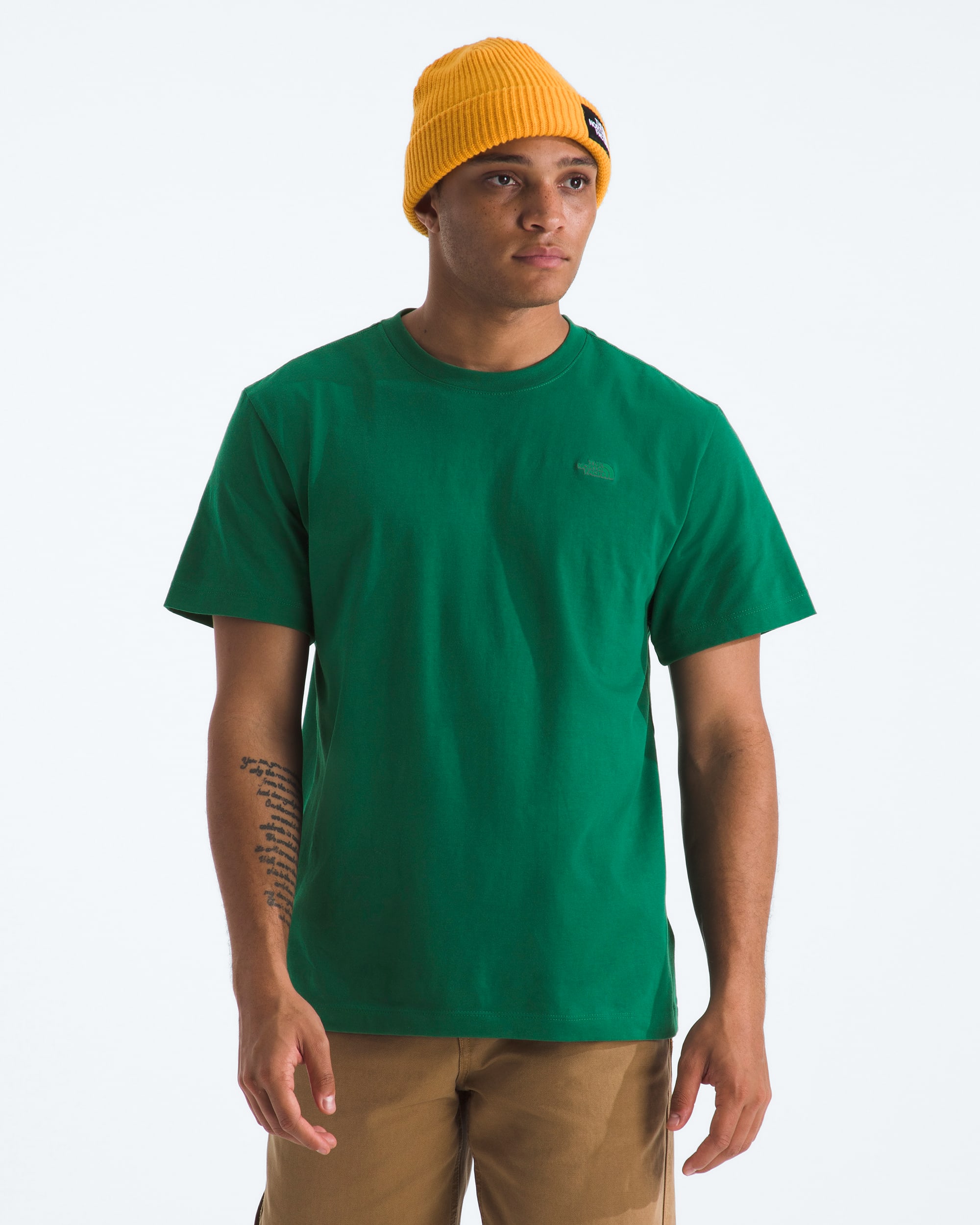 Mens TNF Essential Simple Dome Relaxed ShortSleeve Tee TNF Main