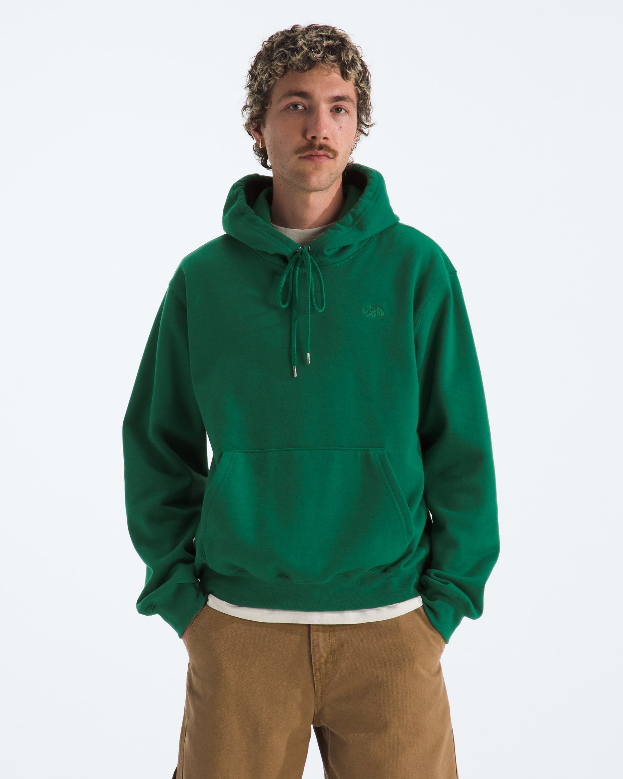 Mens TNF Essential Simple Dome Relaxed Hoodie TNF Main