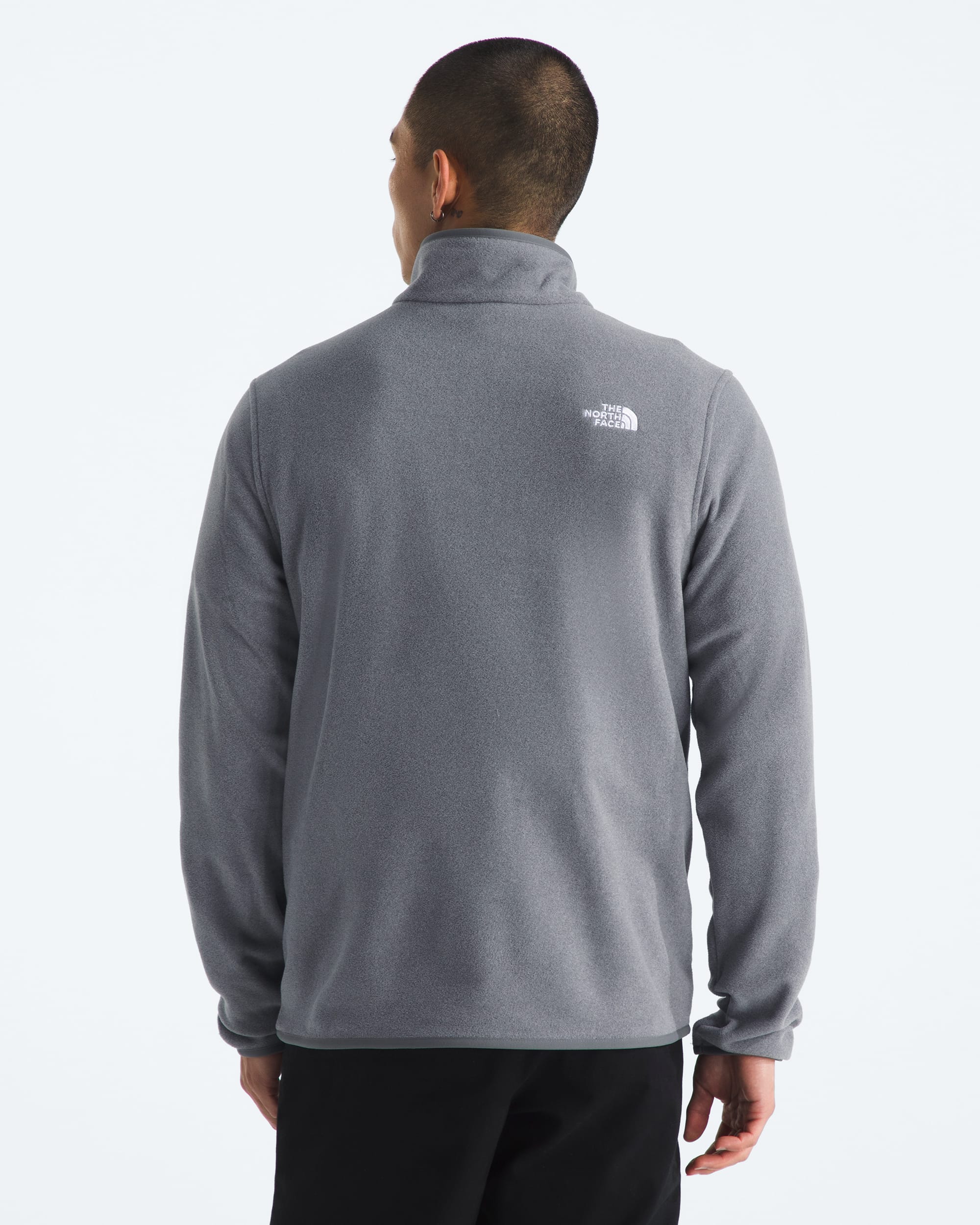 Mens Glacier Fleece Zip Jacket TNF BACK