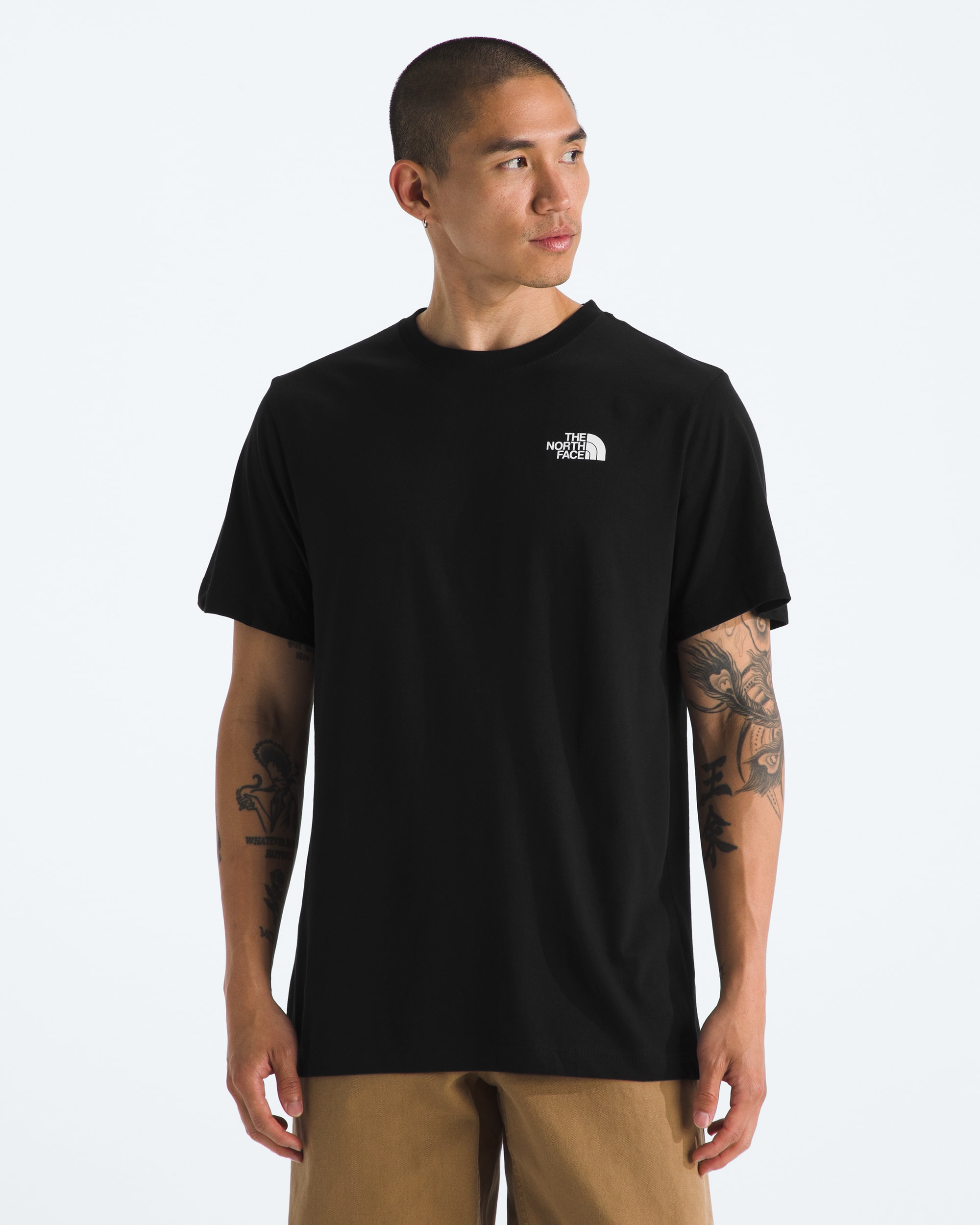 Mens Evolution Half Dome  ShortSleeve TeeGraphic TNF BACK
