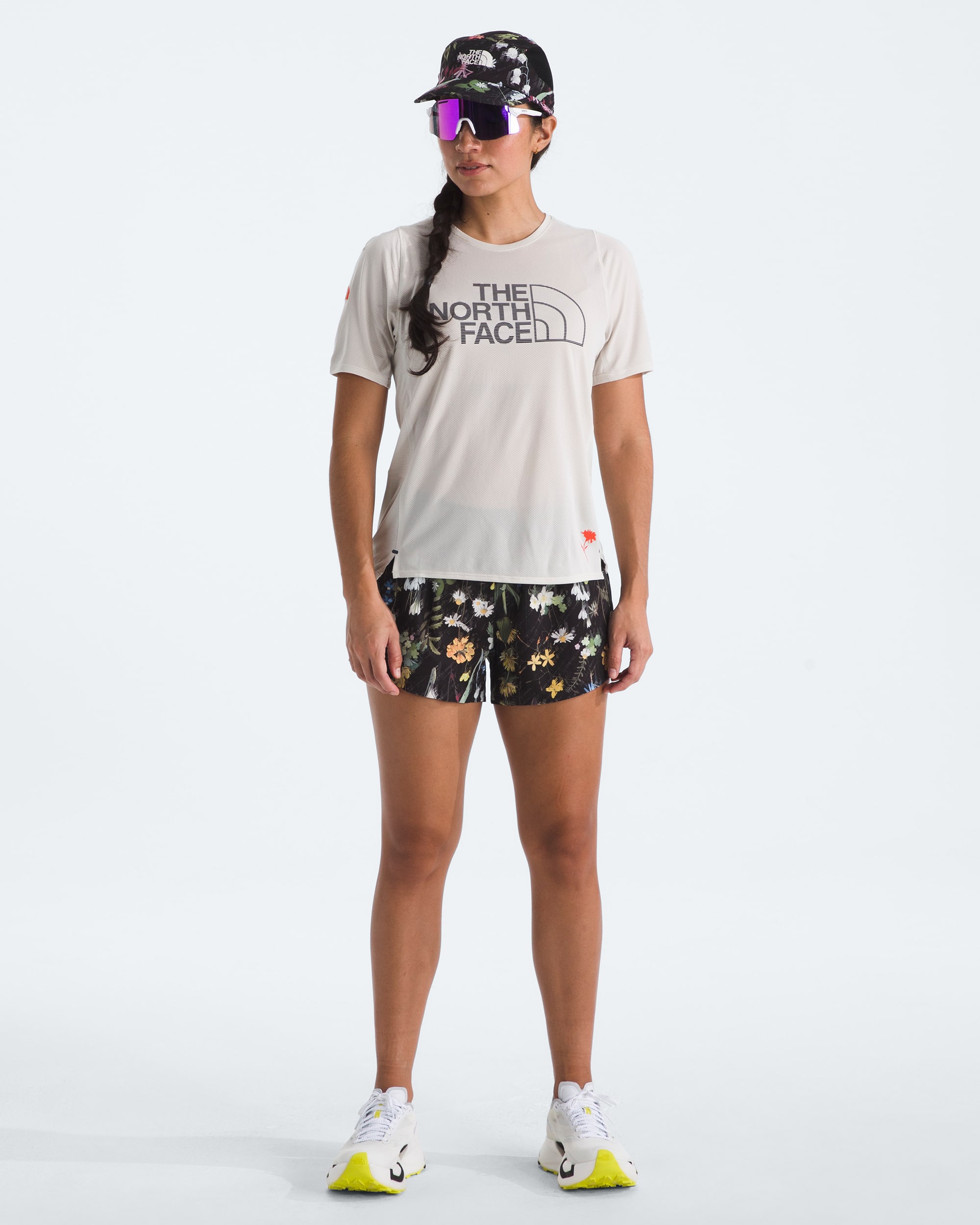 Womens Summit Series Pacesetter 3 ShortsPrint TNF HERO2