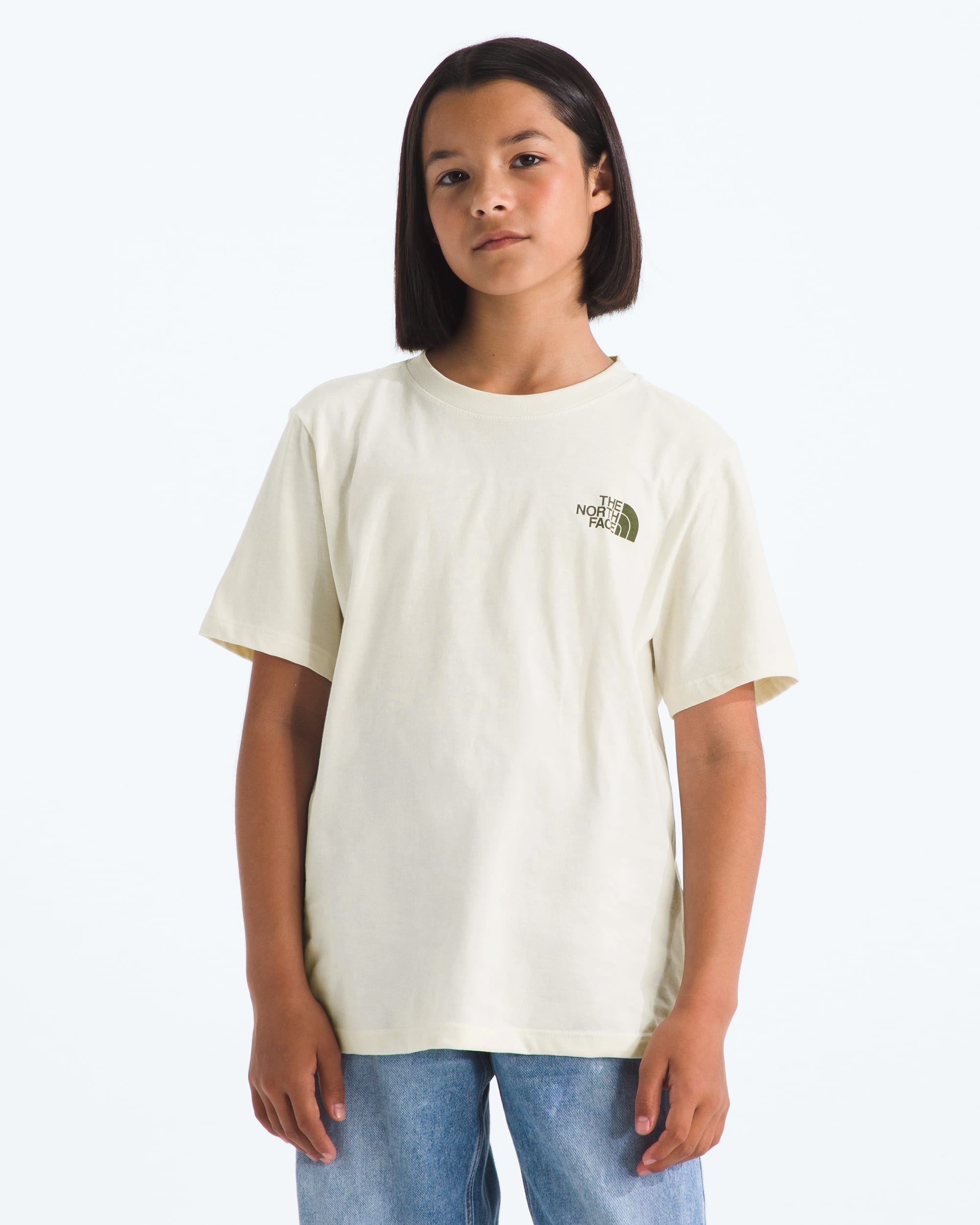 Boys  Girls Evolution Disconnect ShortSleeve TeeGraphic TNF BACK
