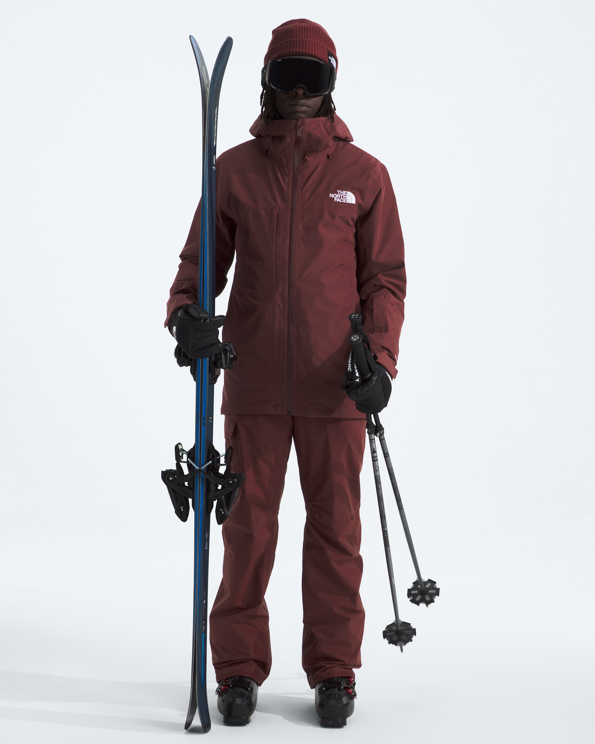 Mens THERMOBALL Snow Triclimate Jacket TNF Sumac HERO2