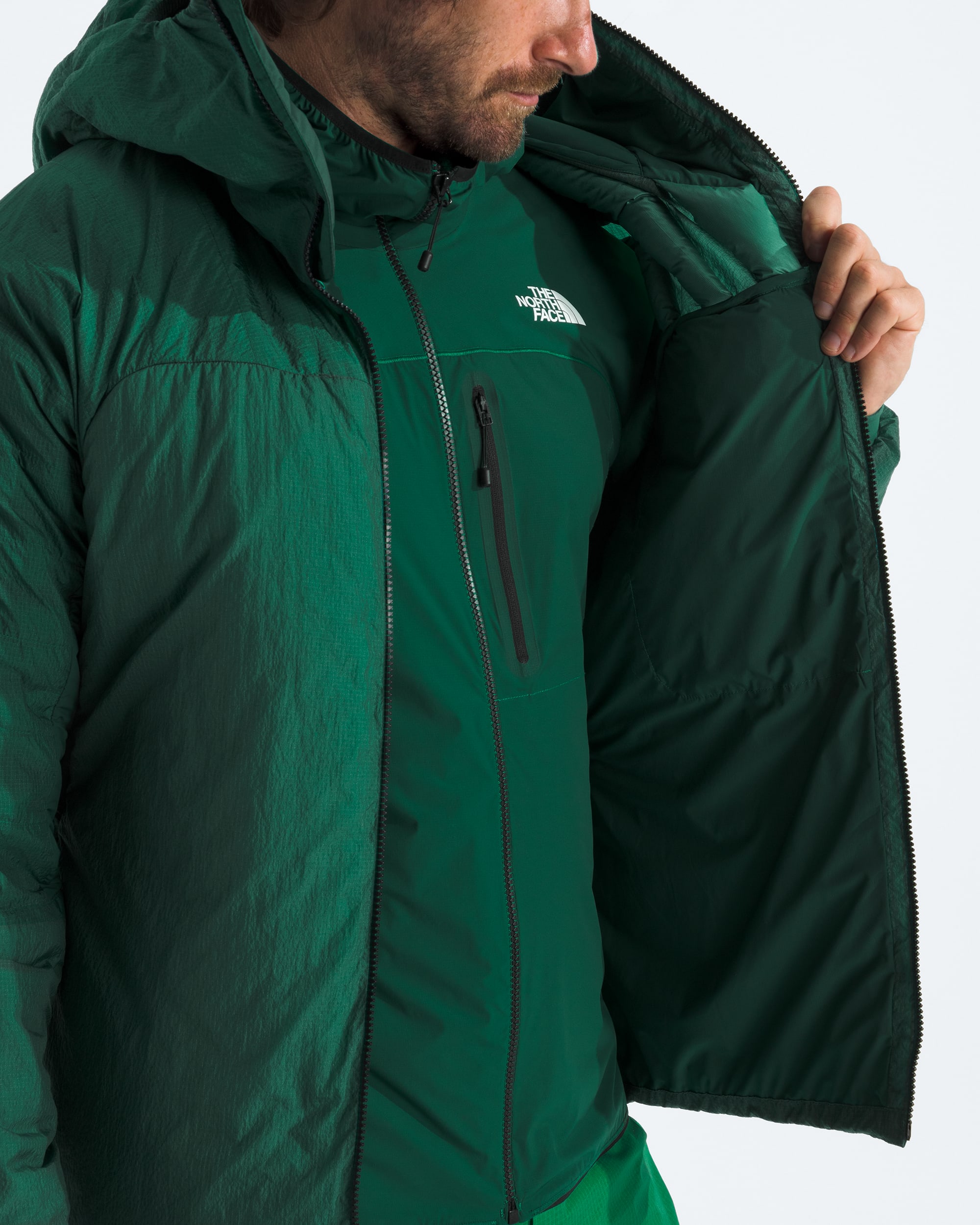 Mens Summit Series 5050 AMK Hoodie TNF MODELINT