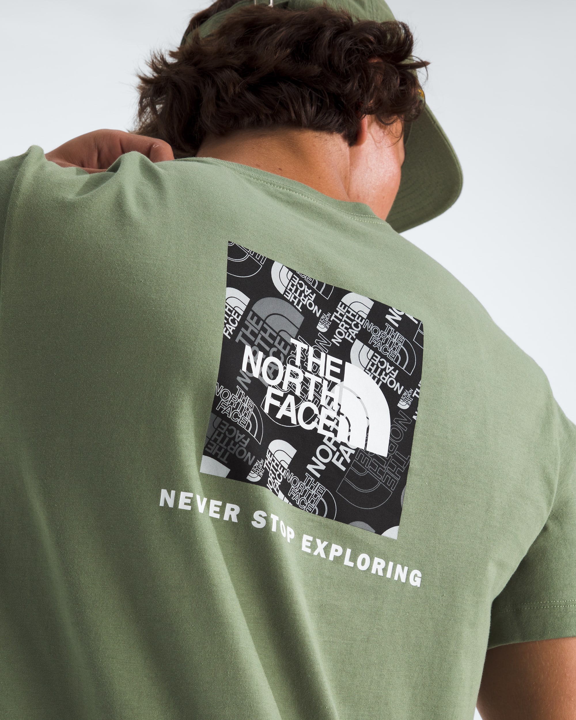 Mens Evolution Box Toss Fill ShortSleeve TeeGraphic TNF HERO2