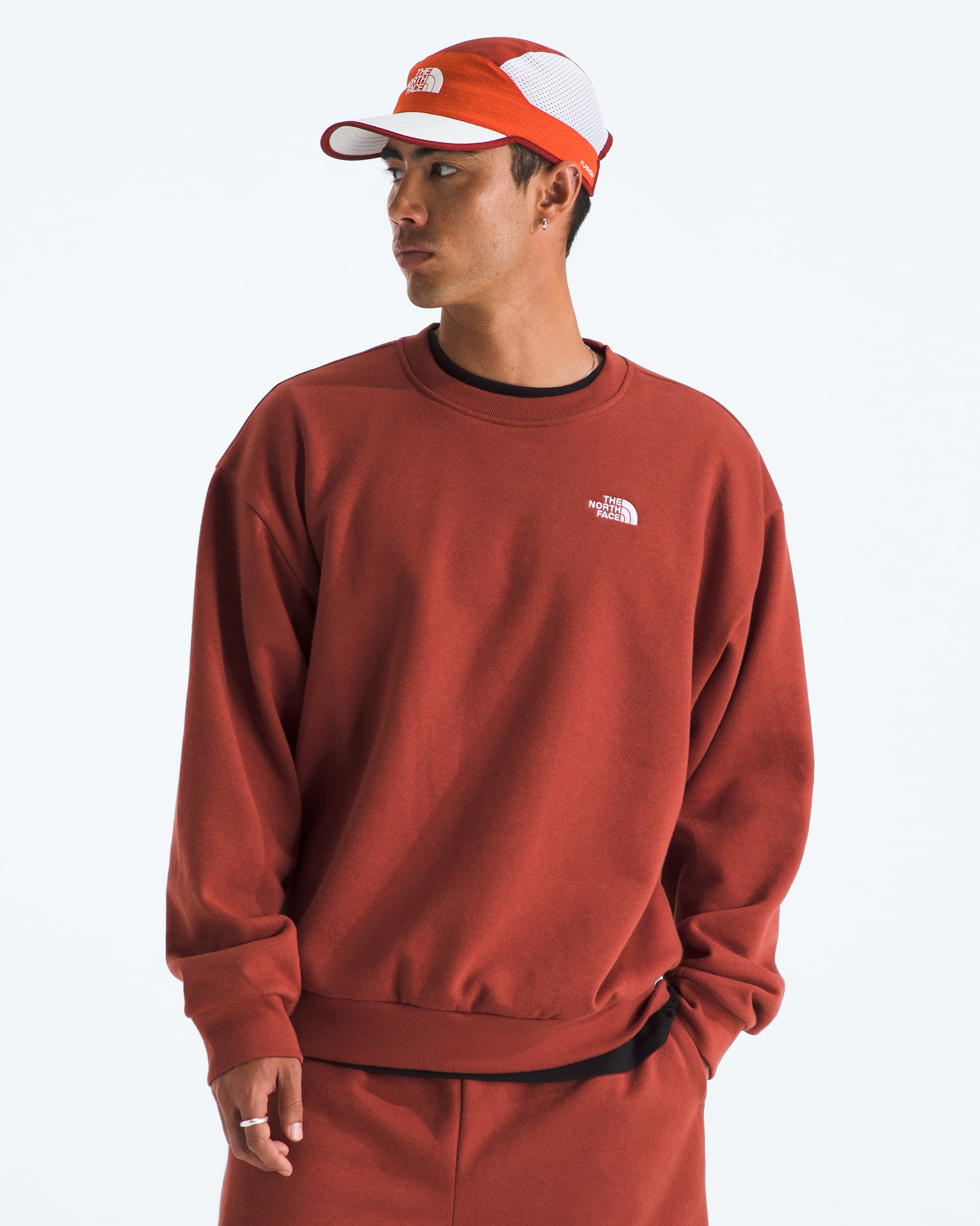 Chandail ras du cou surdimensionn Evolution Simple Dome pour hommes TNF HERO