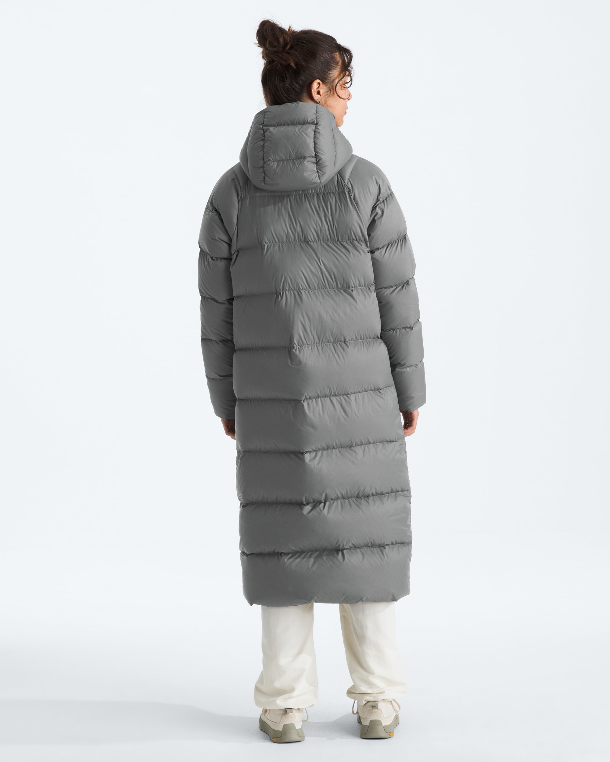 Parka  capuchon en duvet Hydrenalite City Long pour femmes TNF BACK