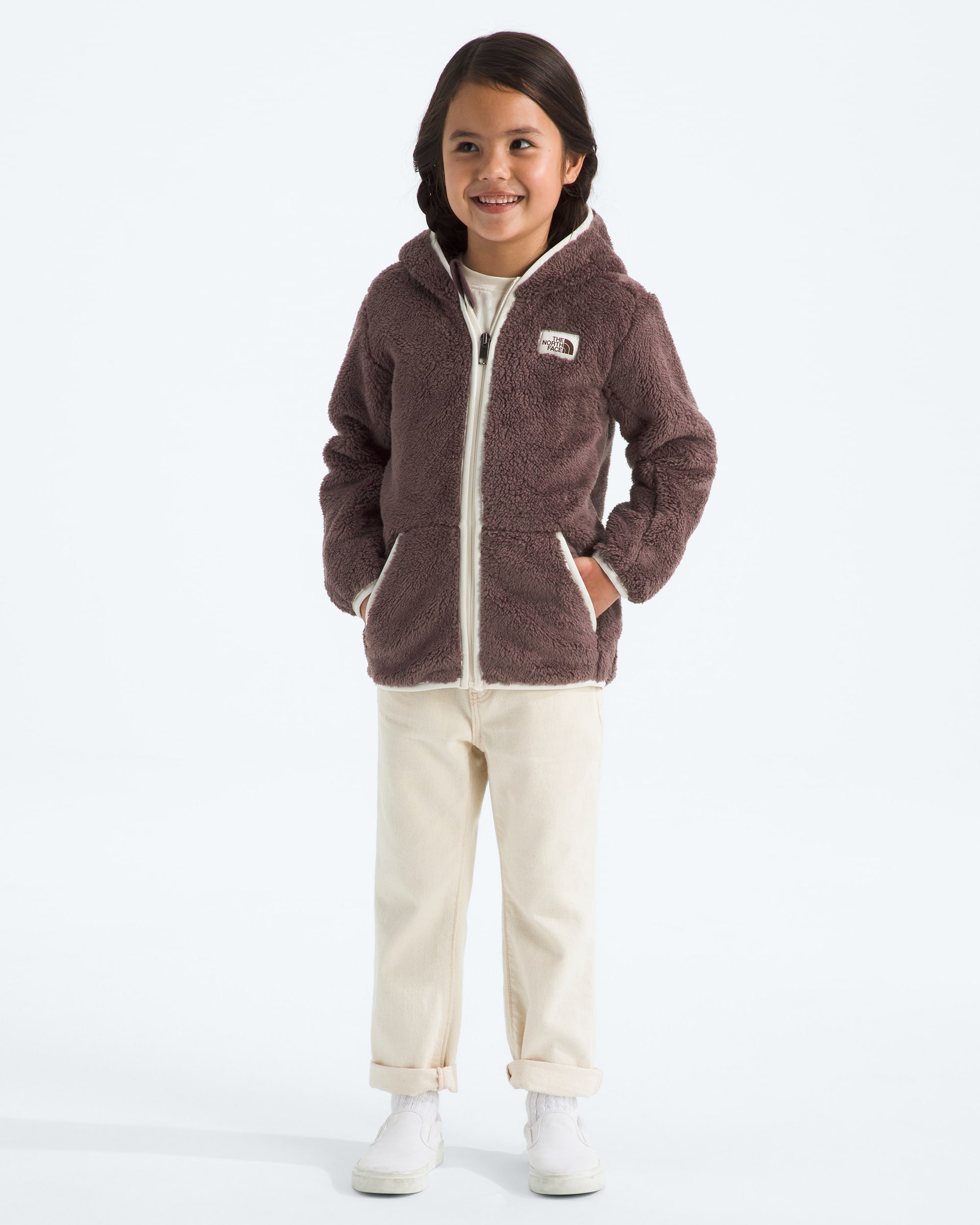 Kids Cabin Fleece Hoodie TNF HERO3