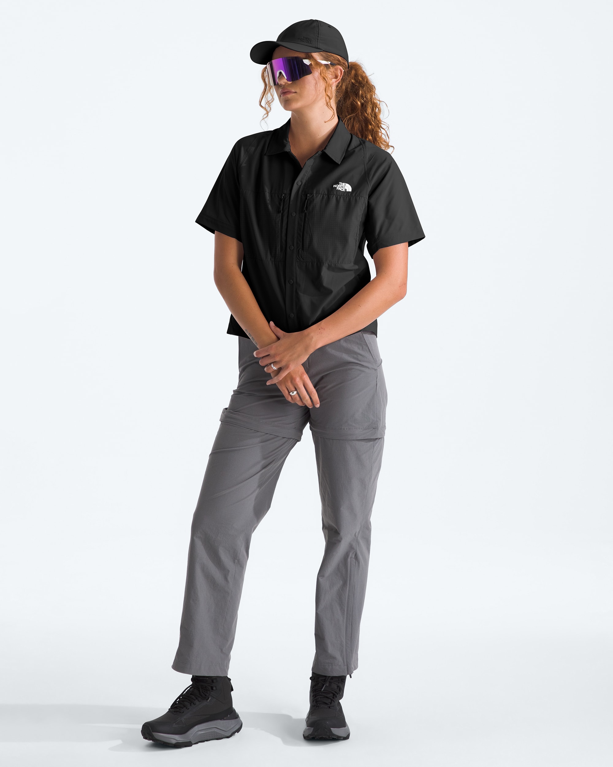 Womens Trail LIGHTRANGE ShortSleeve Shirt TNF HERO2