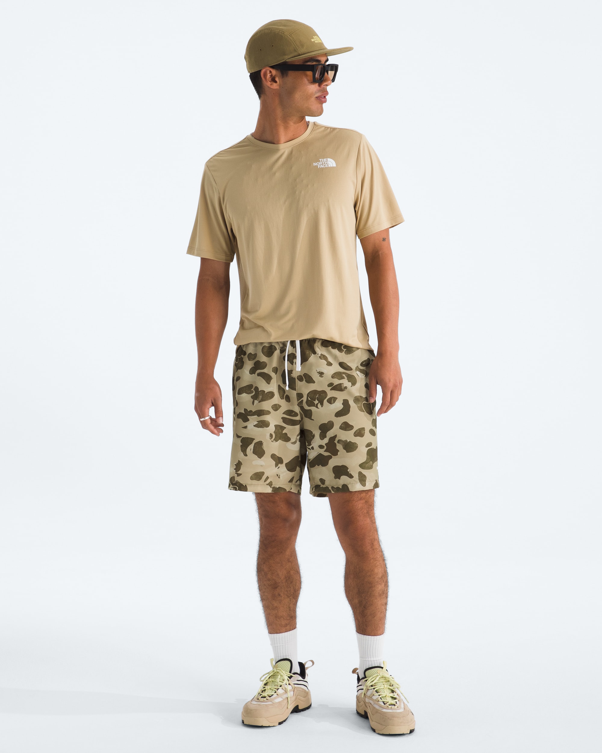 Mens Action Shorts 20Print TNF Cedar Heritage Print HERO2