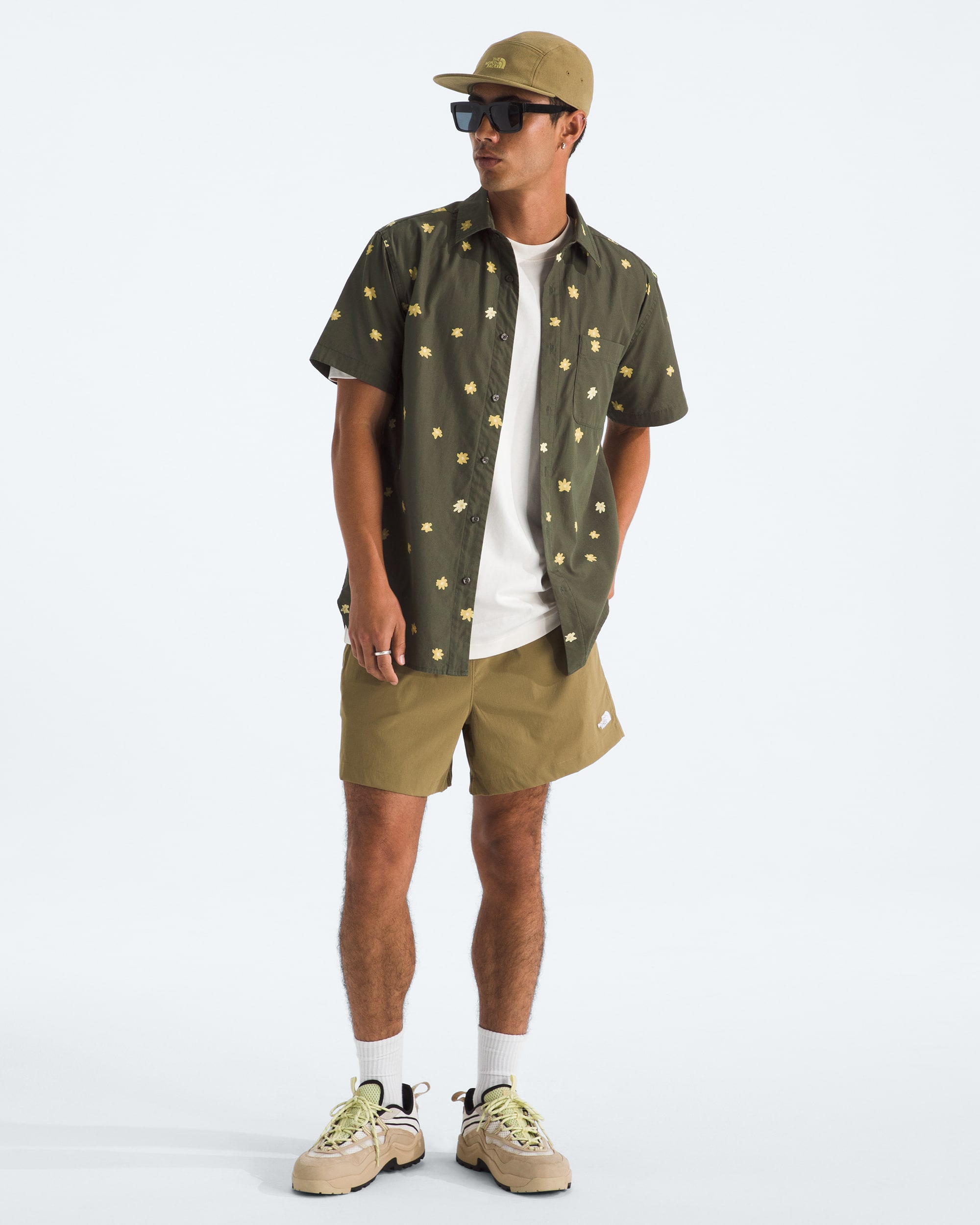 Chemise  manches courtes  motif Baytrail pour hommes TNF HERO2