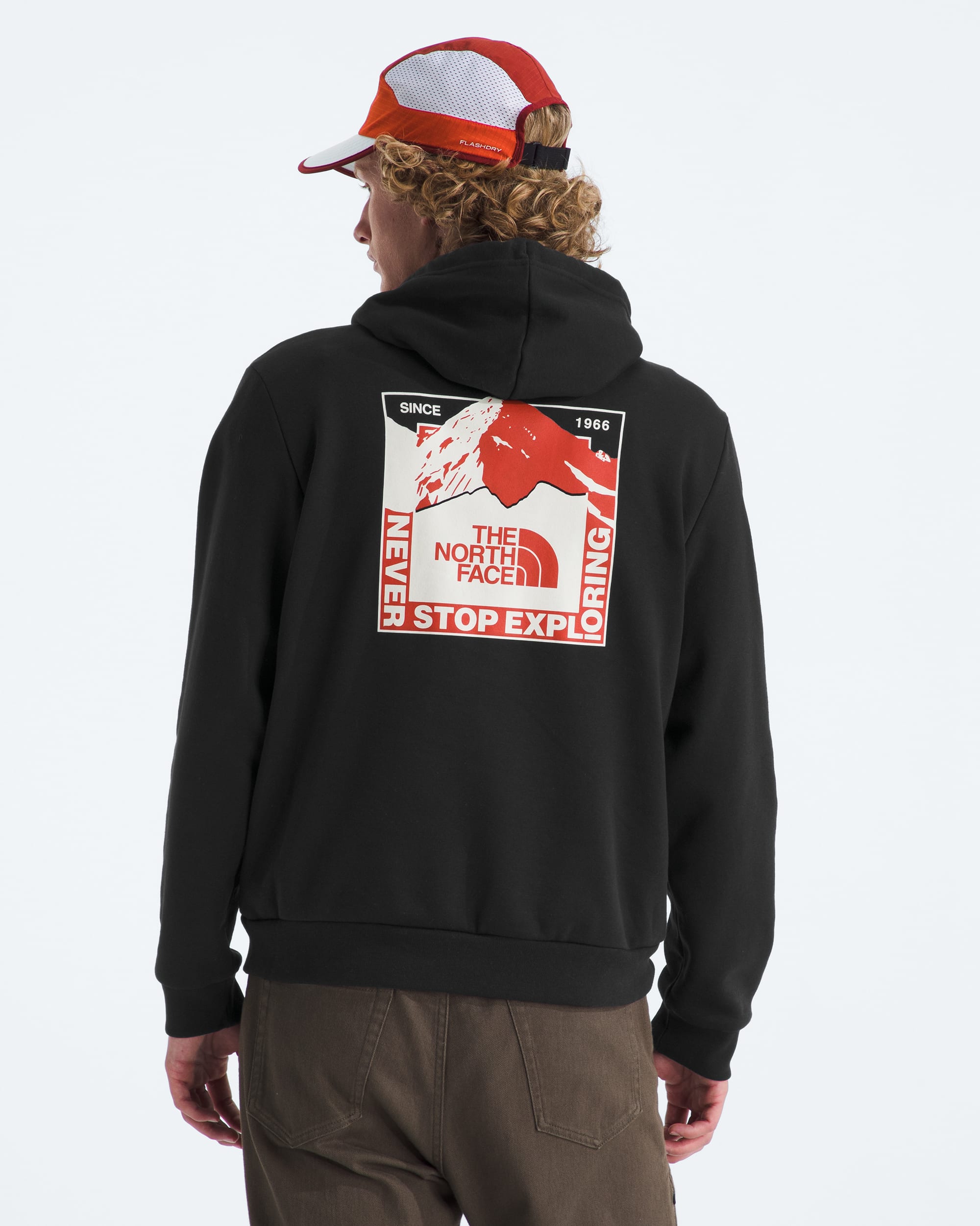 Mens Mountain Scape Regular Hoodie TNF Main