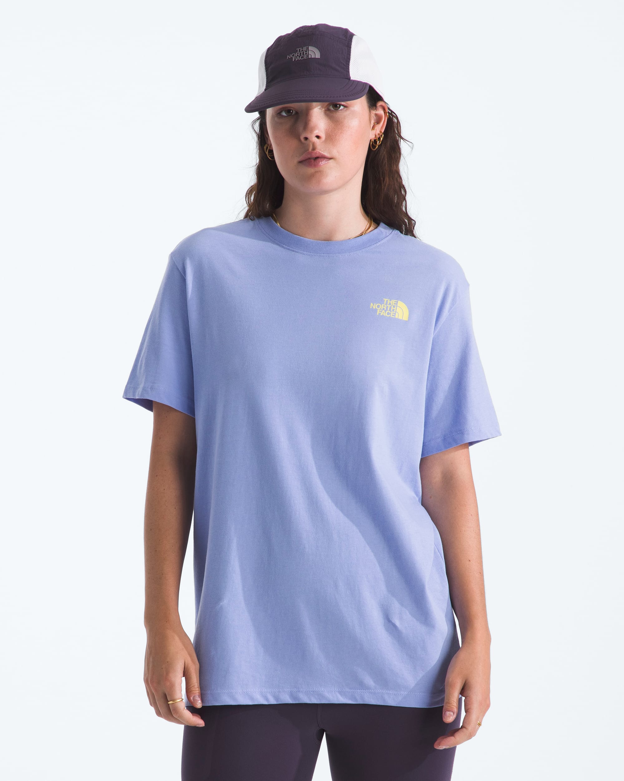 Womens Wildflower Trails Relaxed ShortSleeve Tee TNF BACK