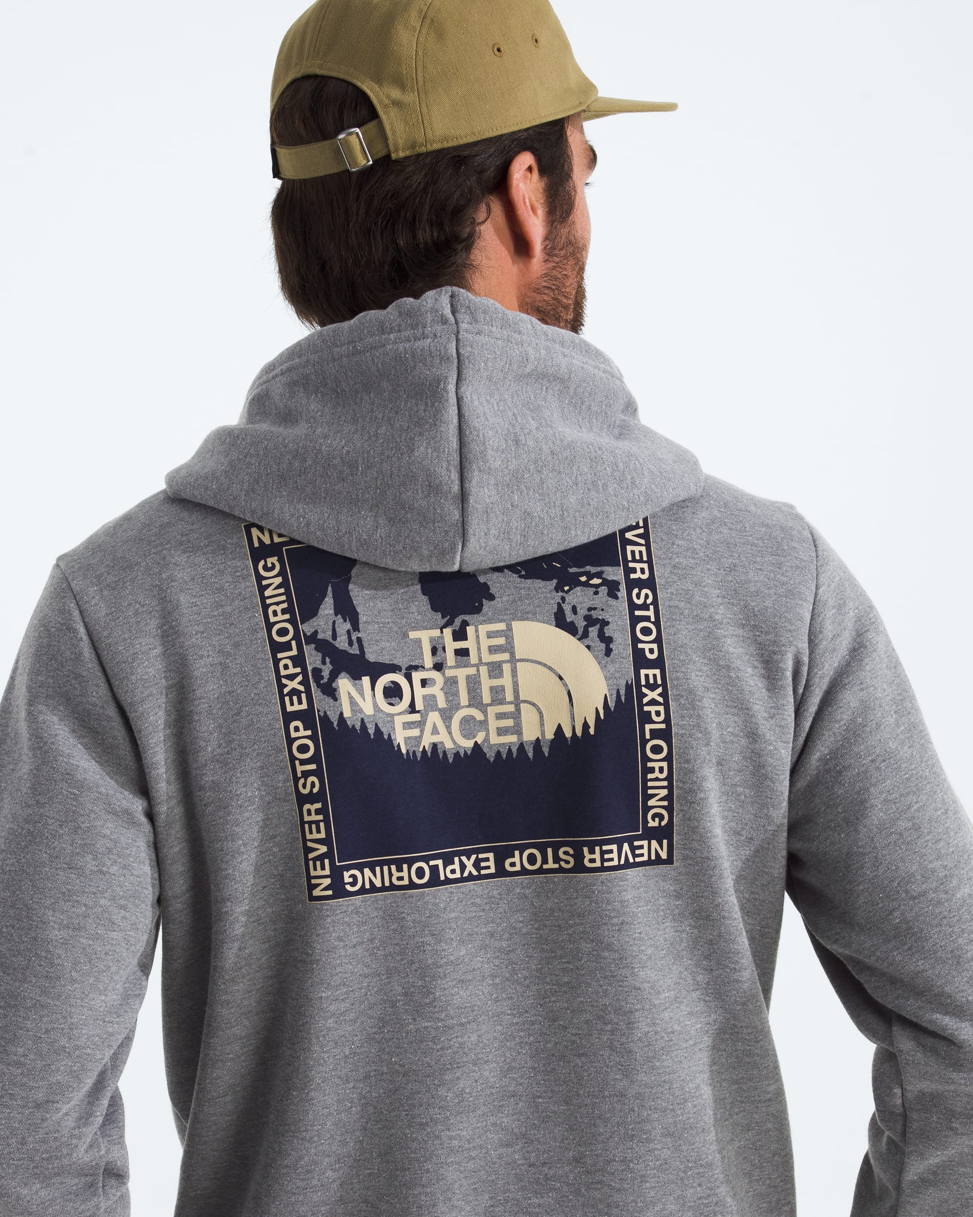 Mens Stay Exploring Regular Hoodie TNF HERO2