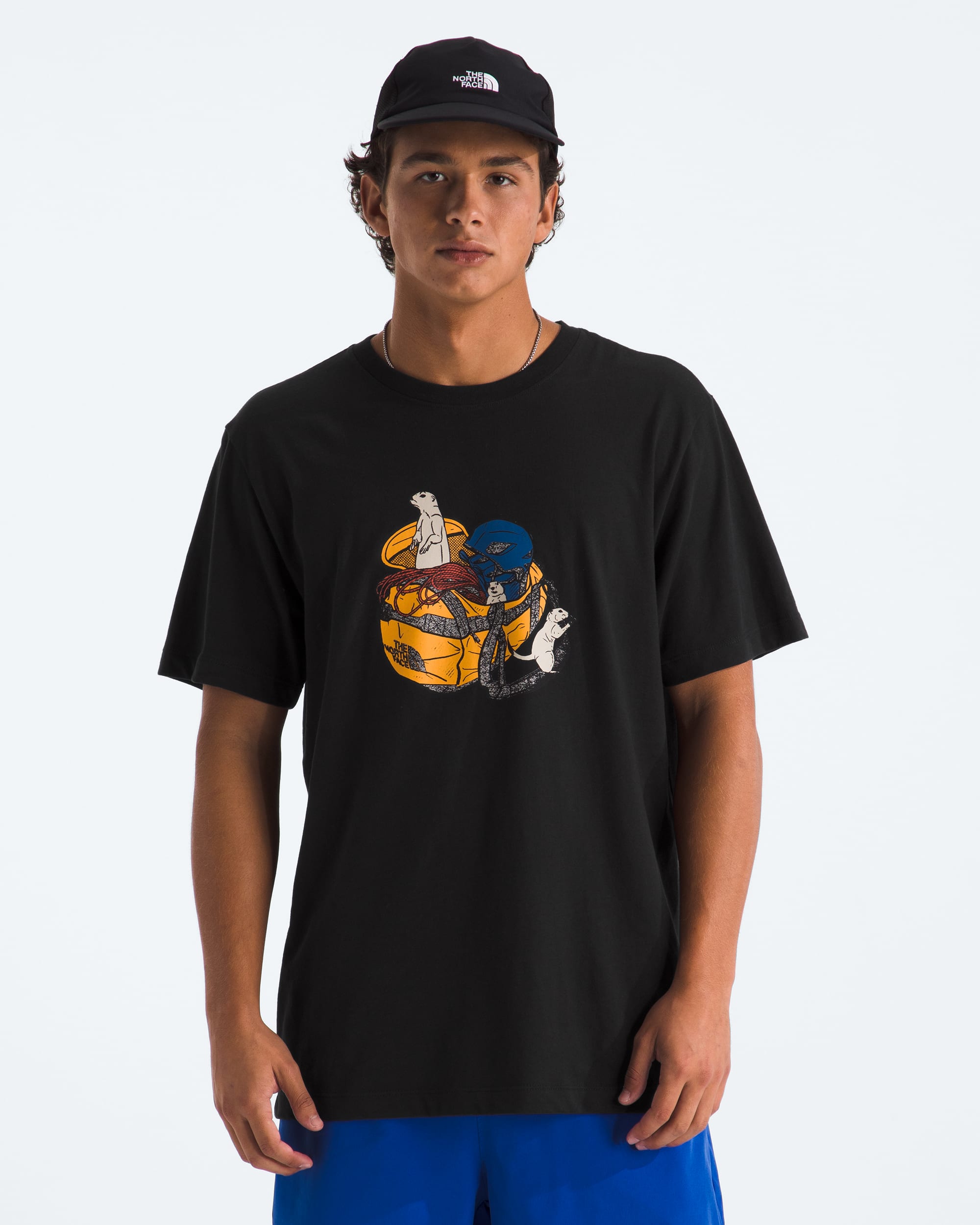 Tshirt  manches courtes standard Woodland Wanderer pour hommes TNF HERO