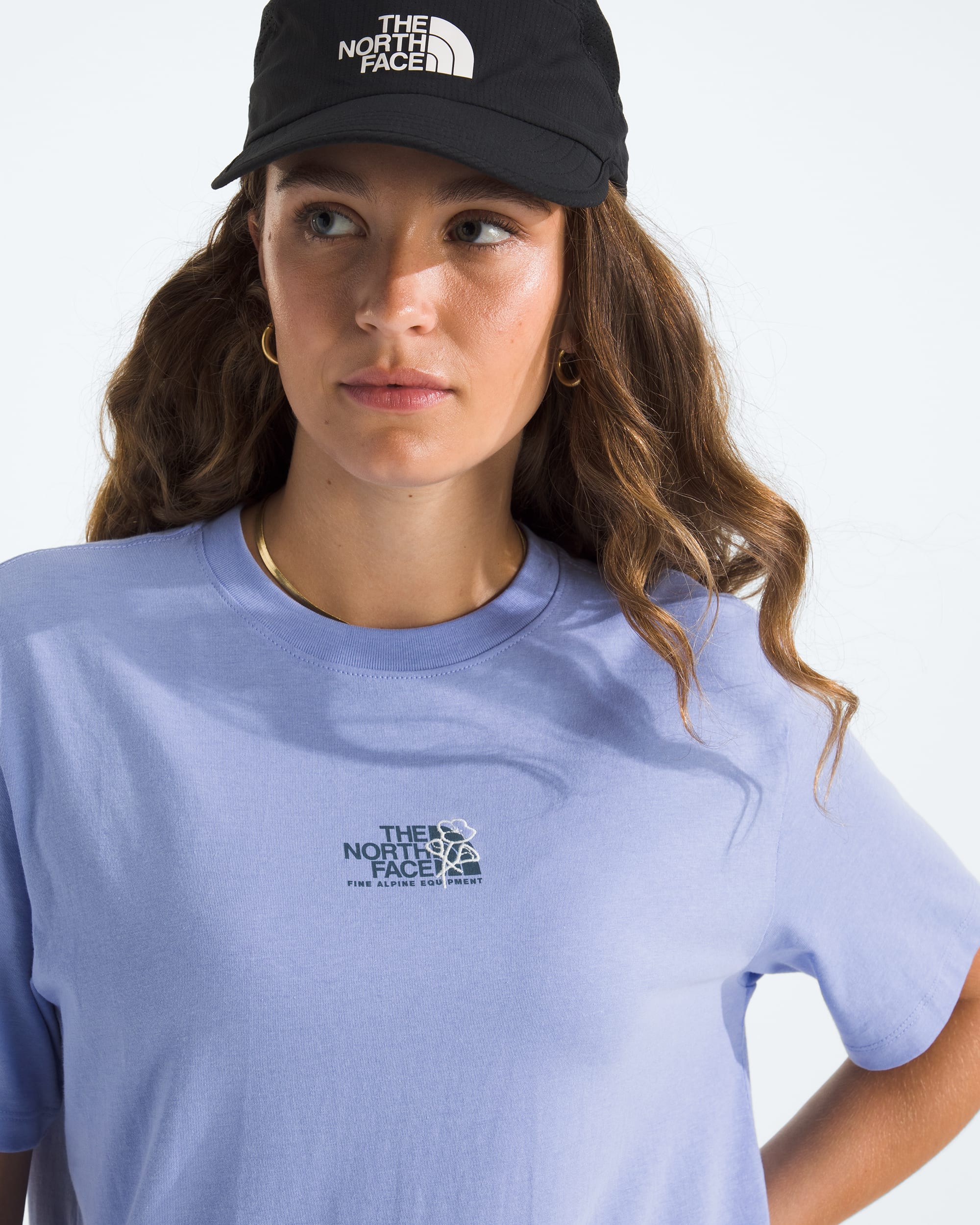 Womens Midnight Ember Relaxed ShortSleeve Tee TNF HERO2