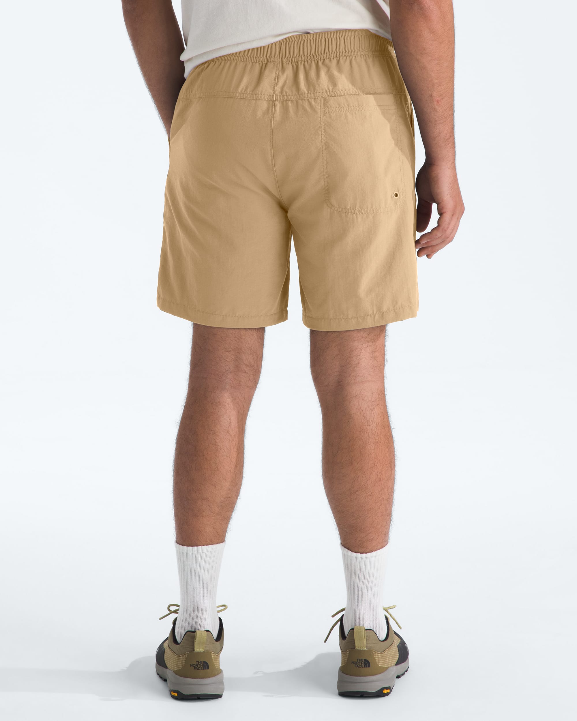 Mens Action Shorts 20 TNF Khaki Stone BACK