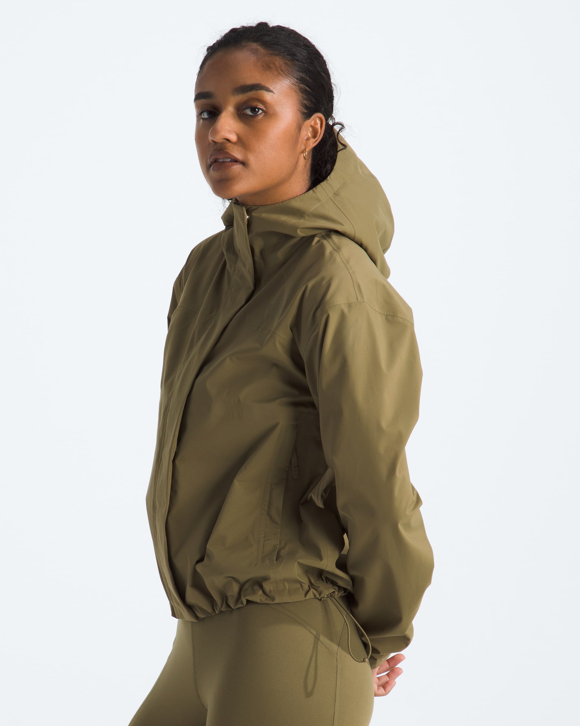 Womens Voyage Rain 3L Hooded Jacket TNF MODEL34