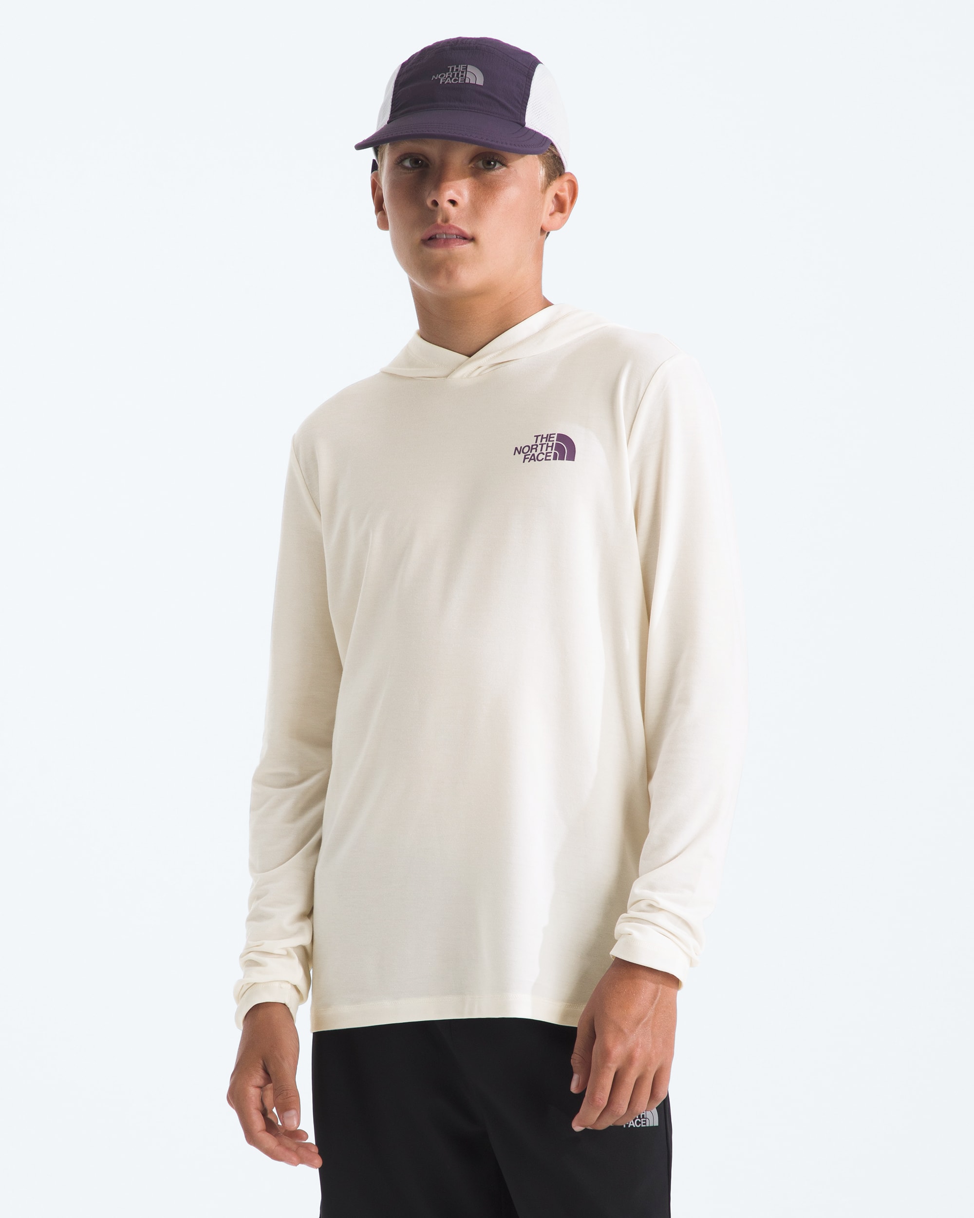 Boys  Girls Adventure Coastal Climb Hoodie TNF BACK