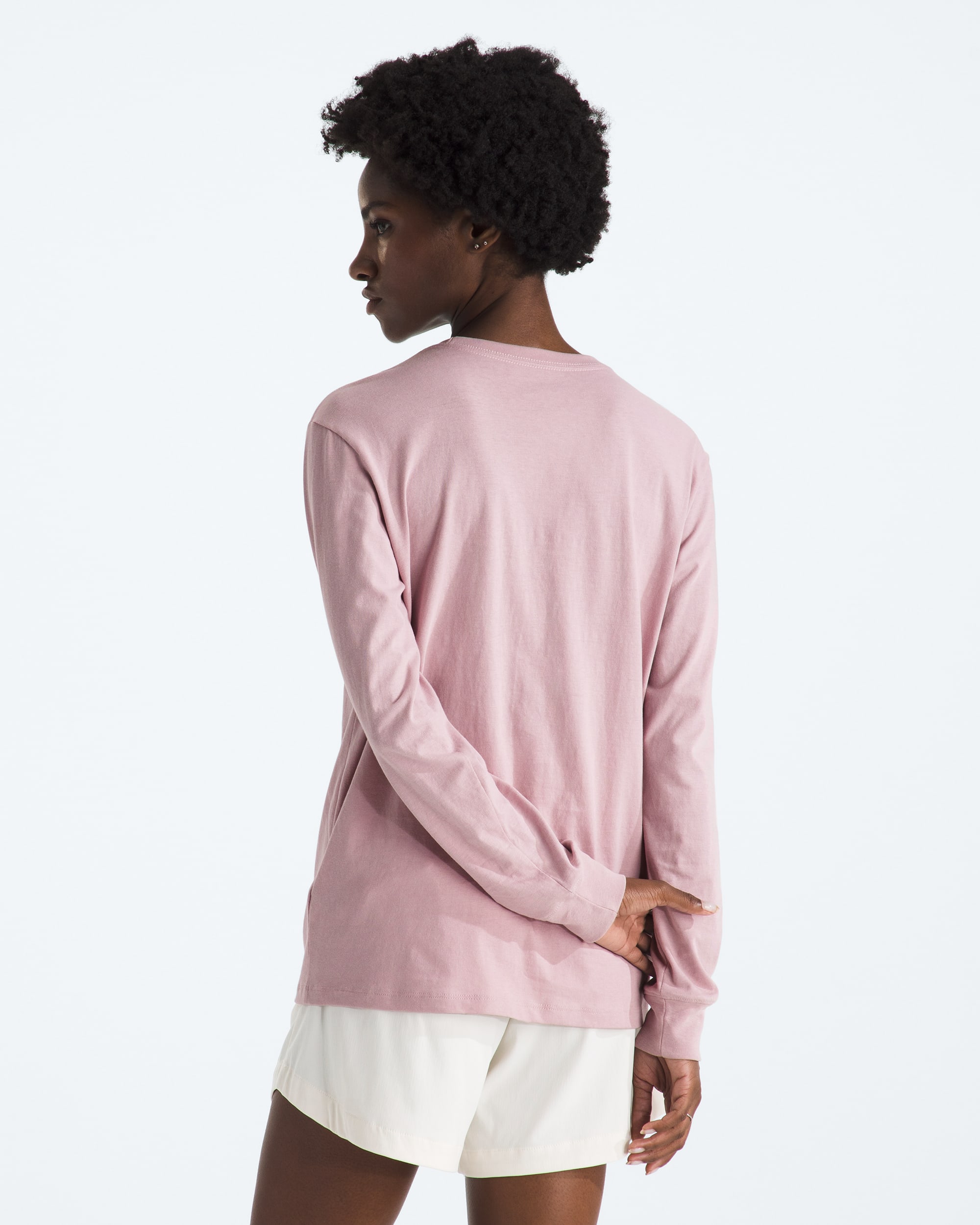 Womens Evolution Simple Dome LongSleeve Tee TNF BACK