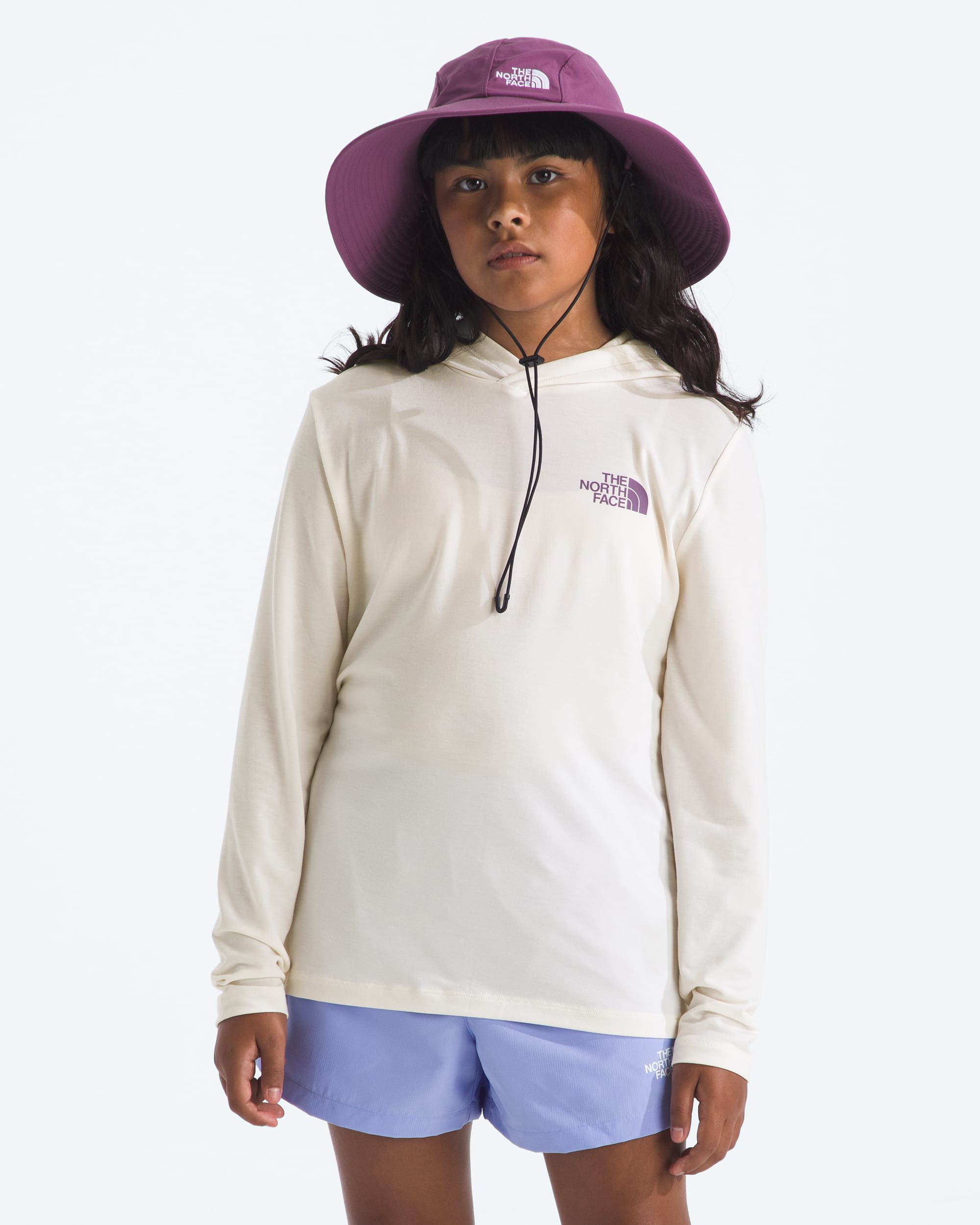 Boys  Girls Adventure Coastal Climb Hoodie TNF HERO3