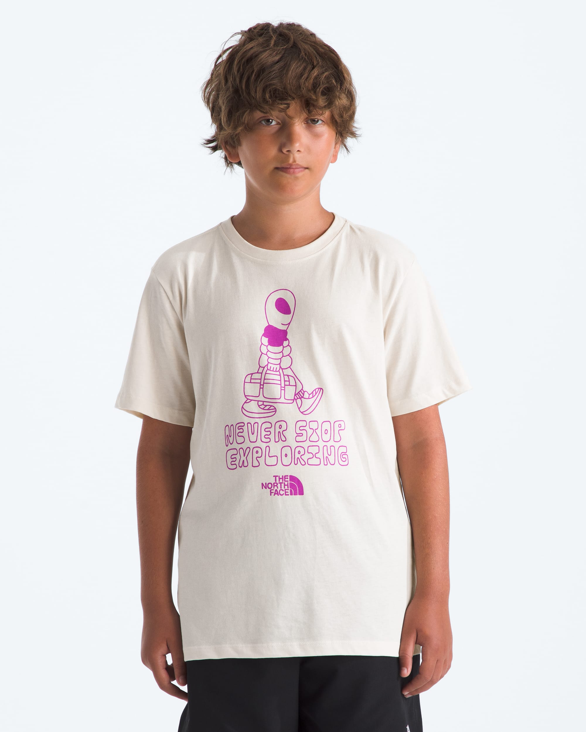 Boys  Girls Celestial Drift Regular ShortSleeve Tee TNF HERO3