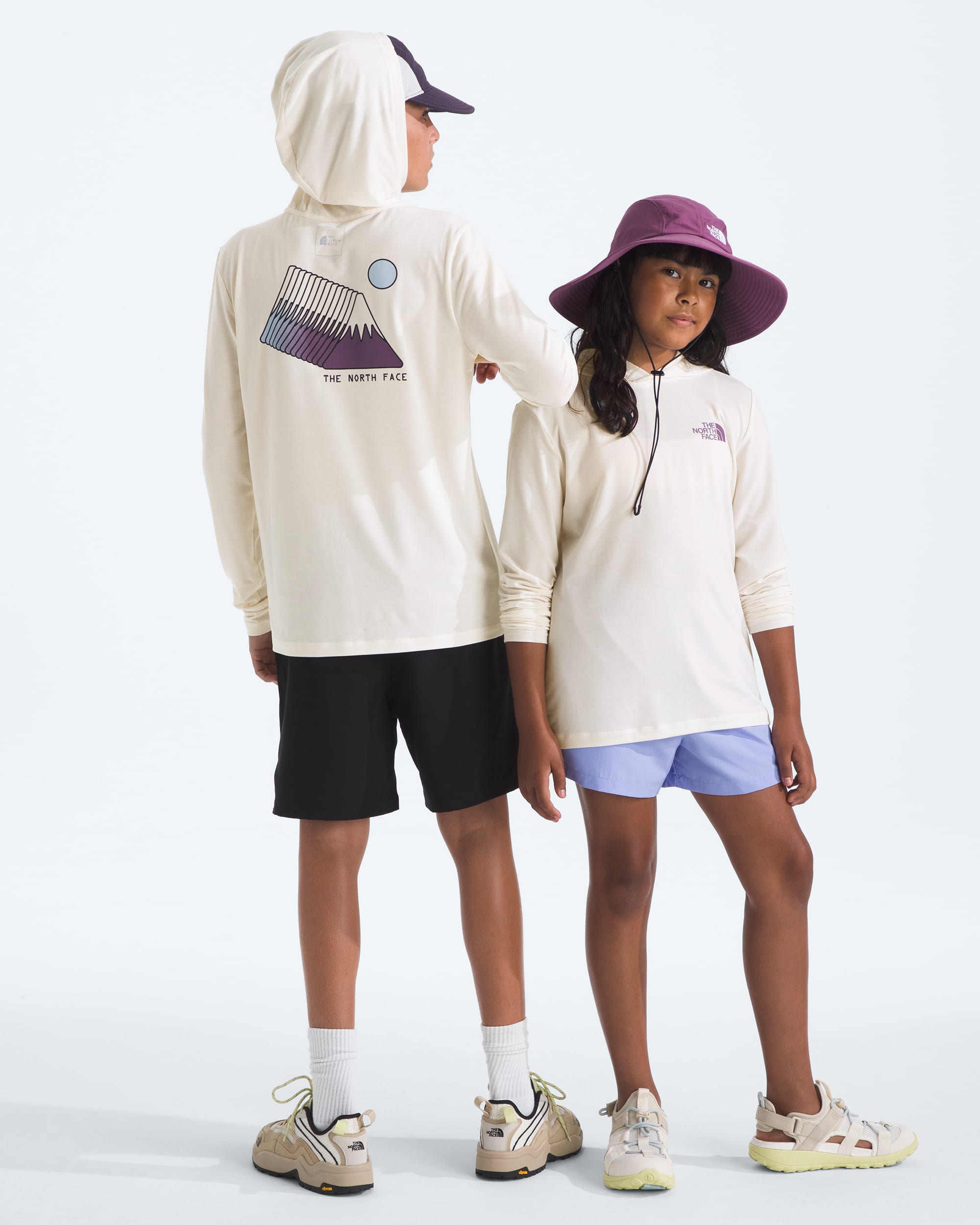 Boys  Girls Adventure Coastal Climb Hoodie TNF Main