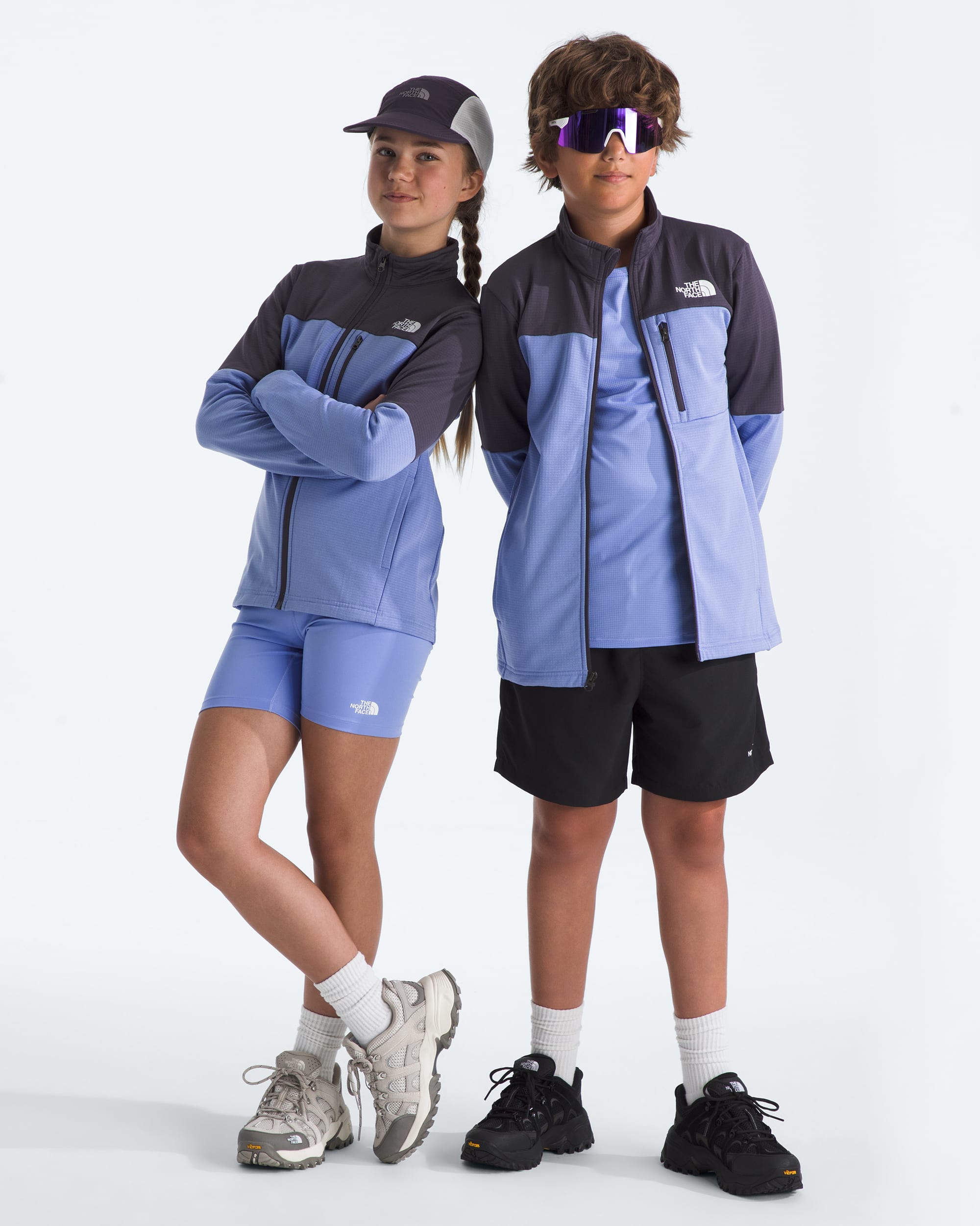 Boys  Girls Hike Mid Layer FullZip TNF Main
