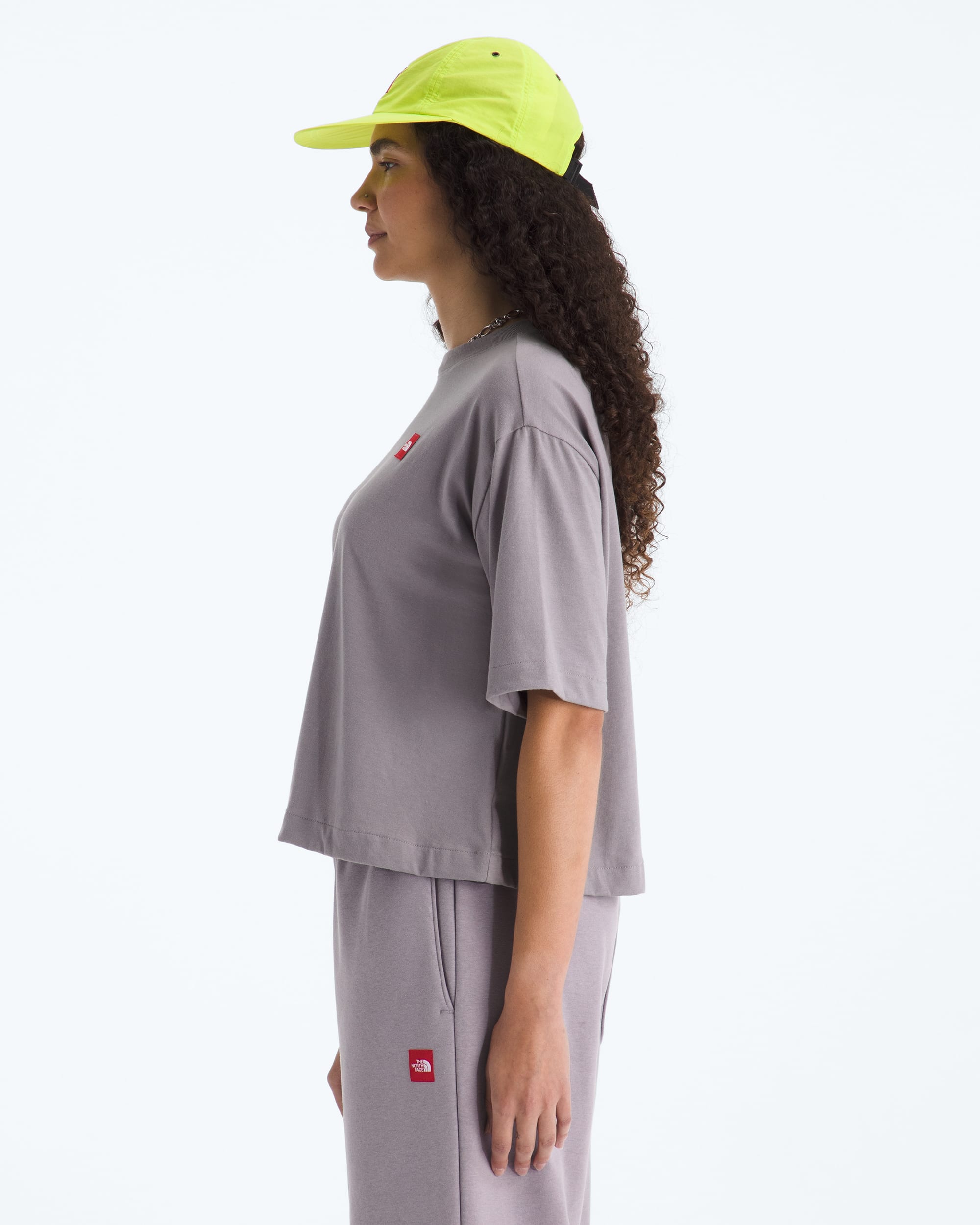 Tshirt droit  manches courtes TNF Red Box pour femmes TNF MODEL34