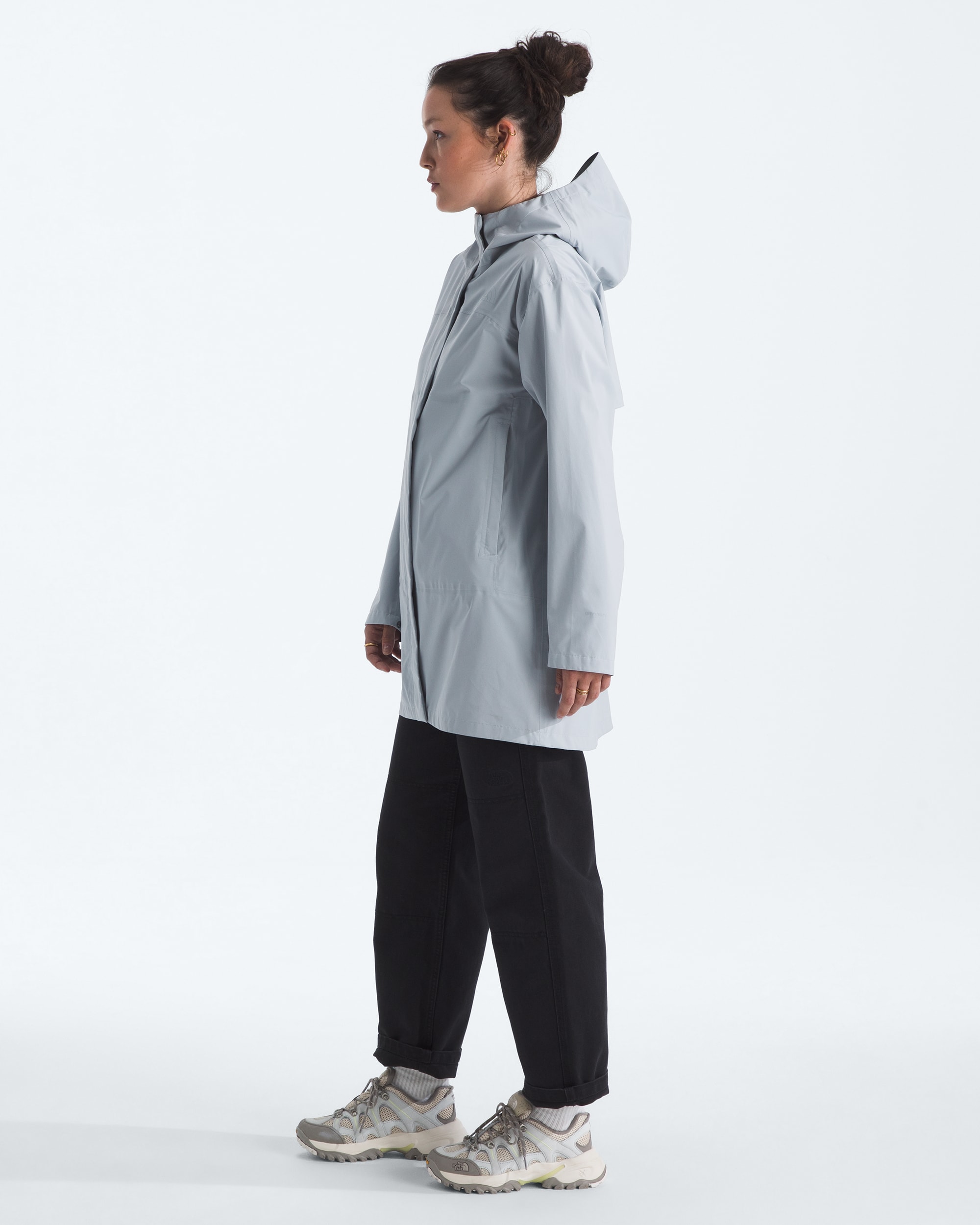 Womens Voyage Rain 3L Hooded Parka TNF MODEL34