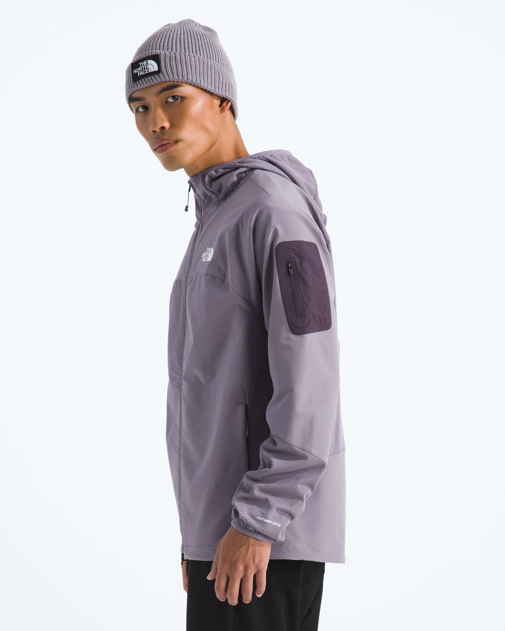 Mens Tek Approach FUTUREFLEECE Hooded Jacket TNF MODEL34