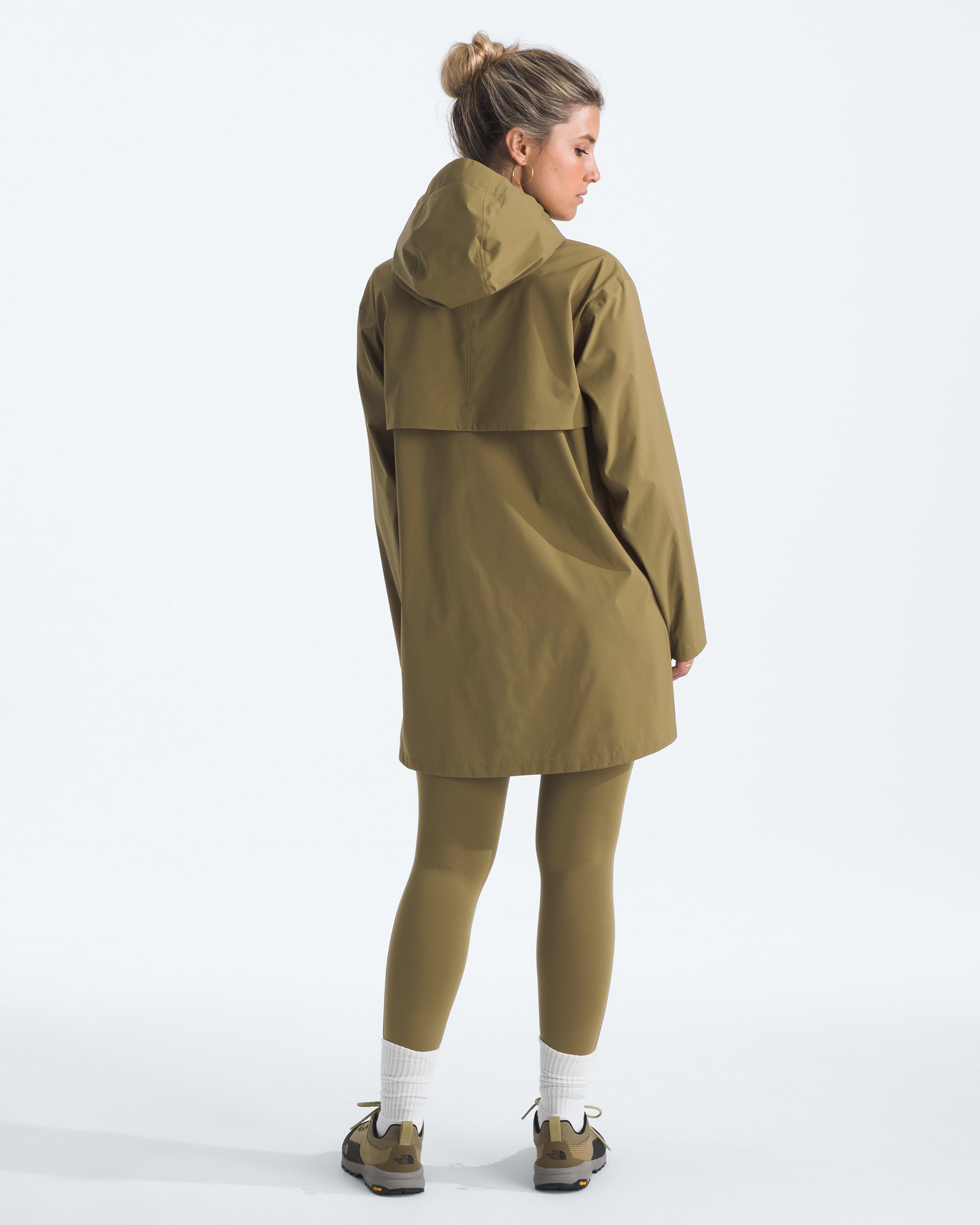 Womens Voyage Rain 3L Hooded Parka TNF BACK
