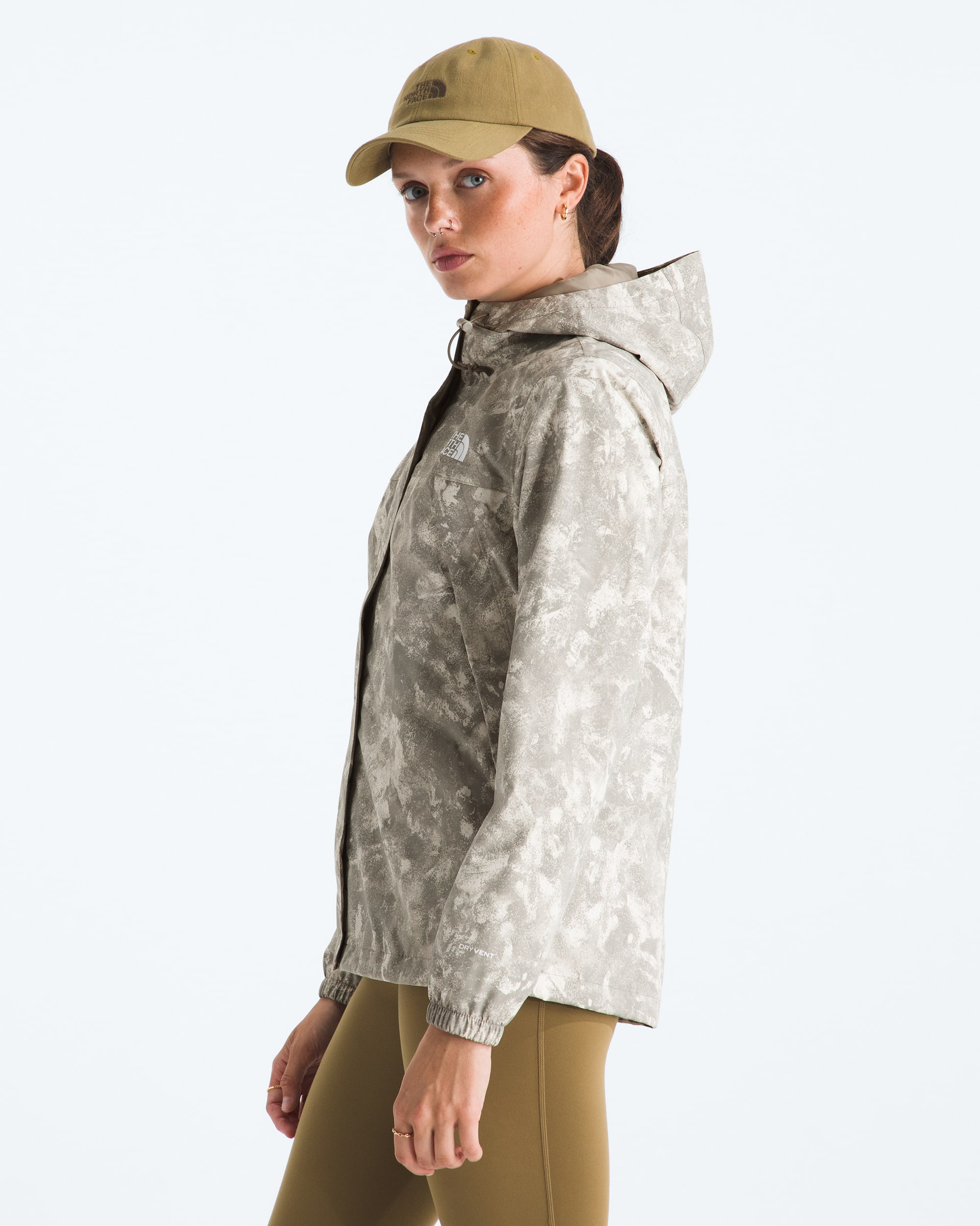 Womens Antora Rain JacketPrint TNF MODEL34