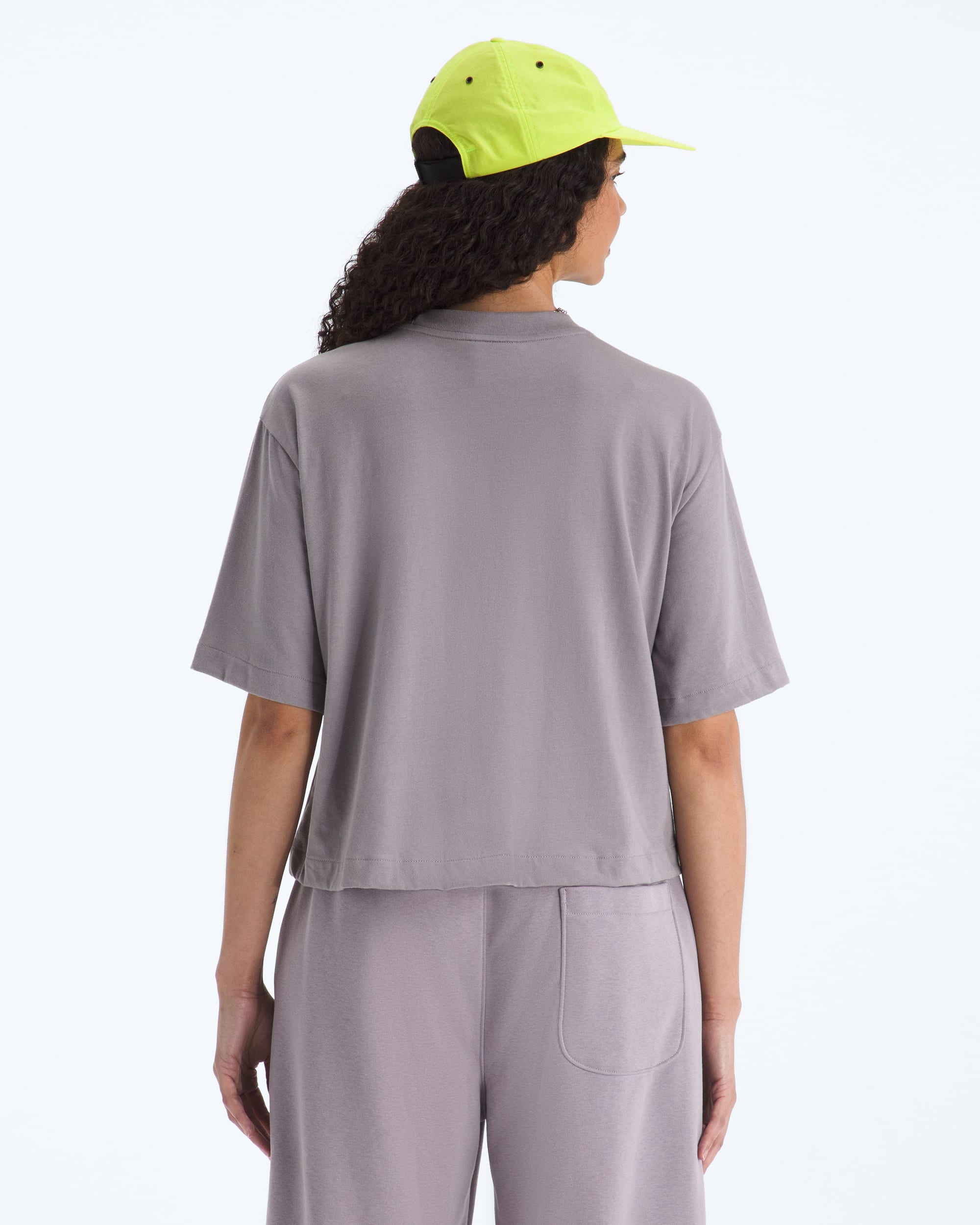 Tshirt droit  manches courtes TNF Red Box pour femmes TNF BACK