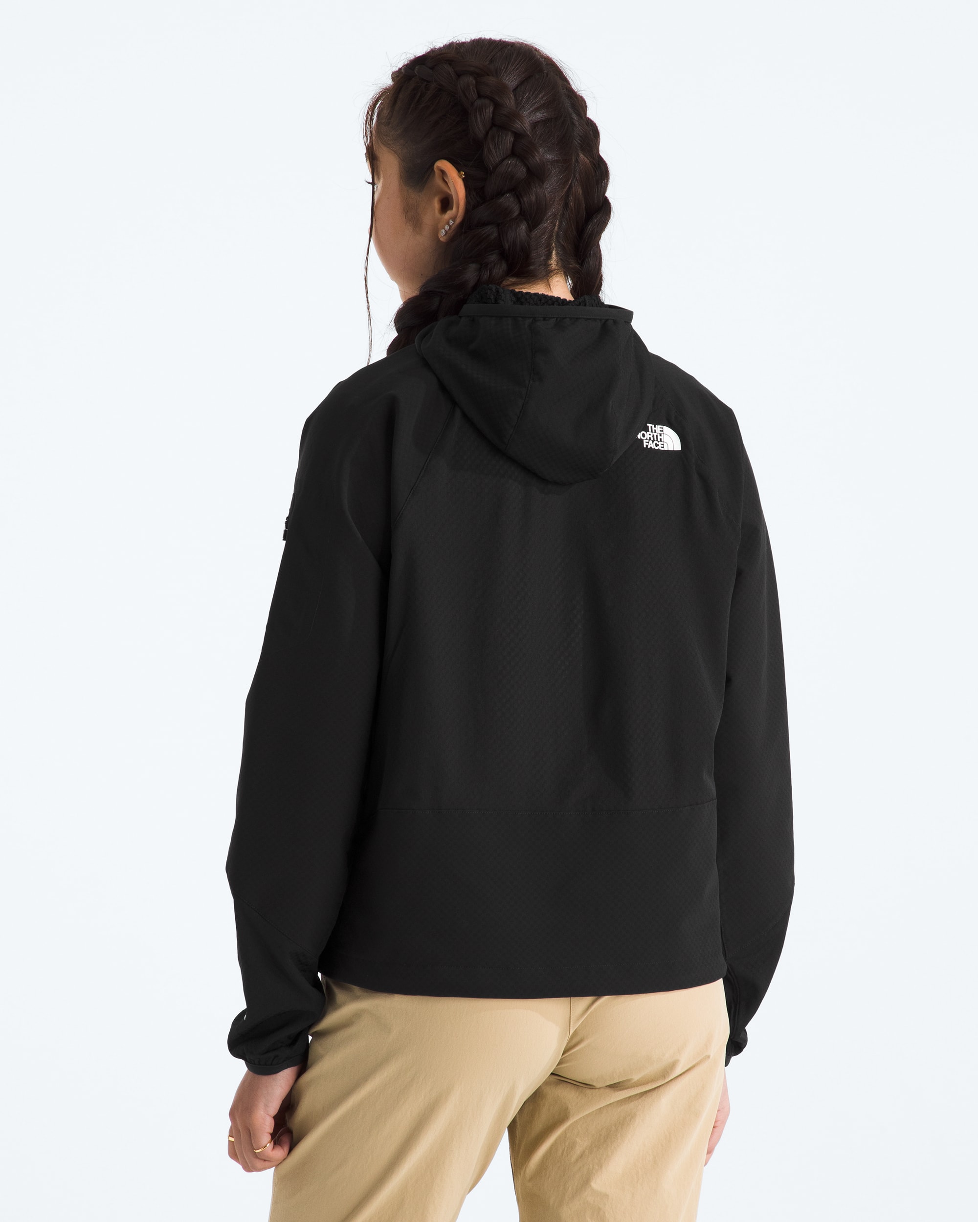 Womens Tek Approach FUTUREFLEECE Hooded Jacket TNF BACK