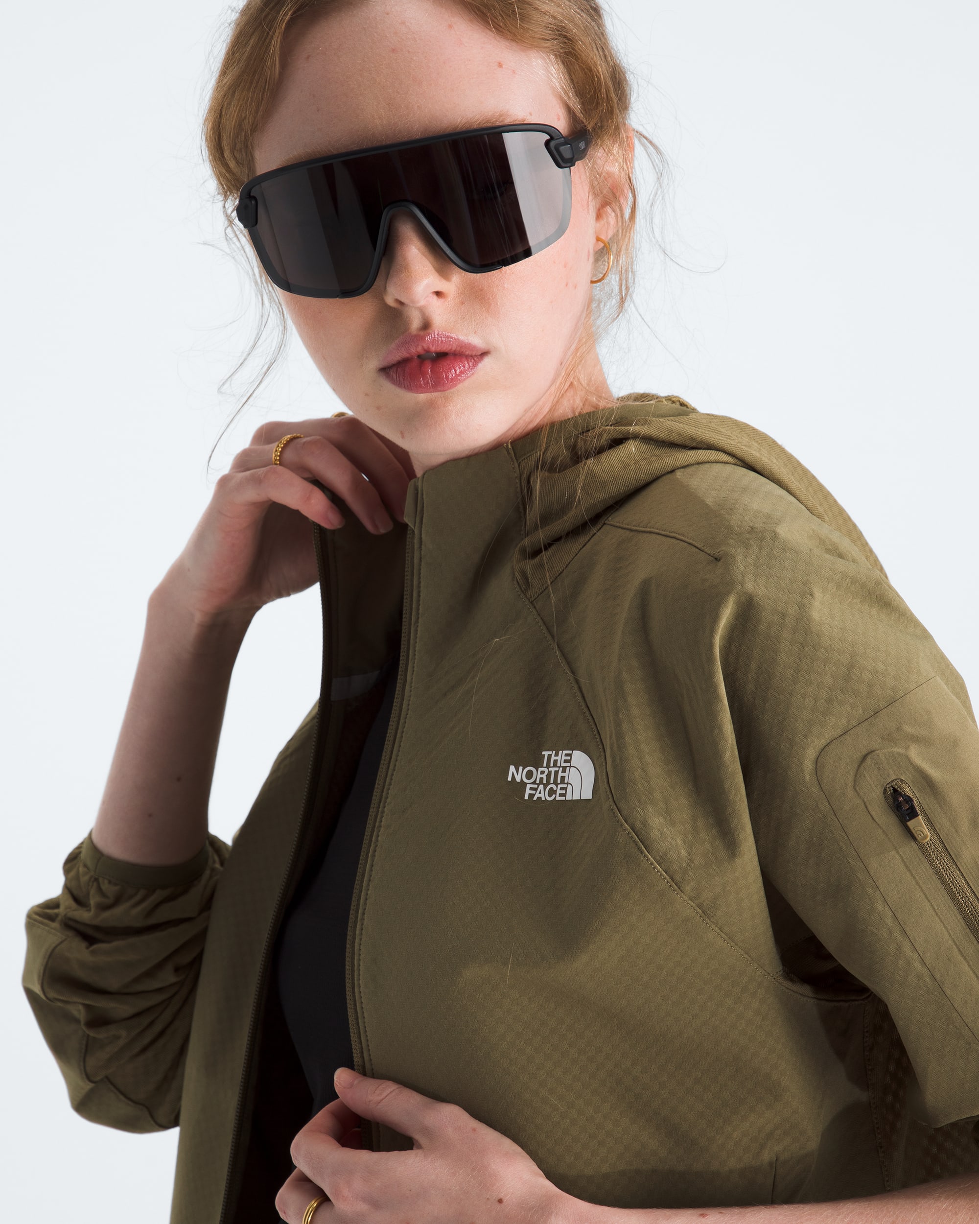 Womens Tek Approach FUTUREFLEECE Hooded Jacket TNF HERO3