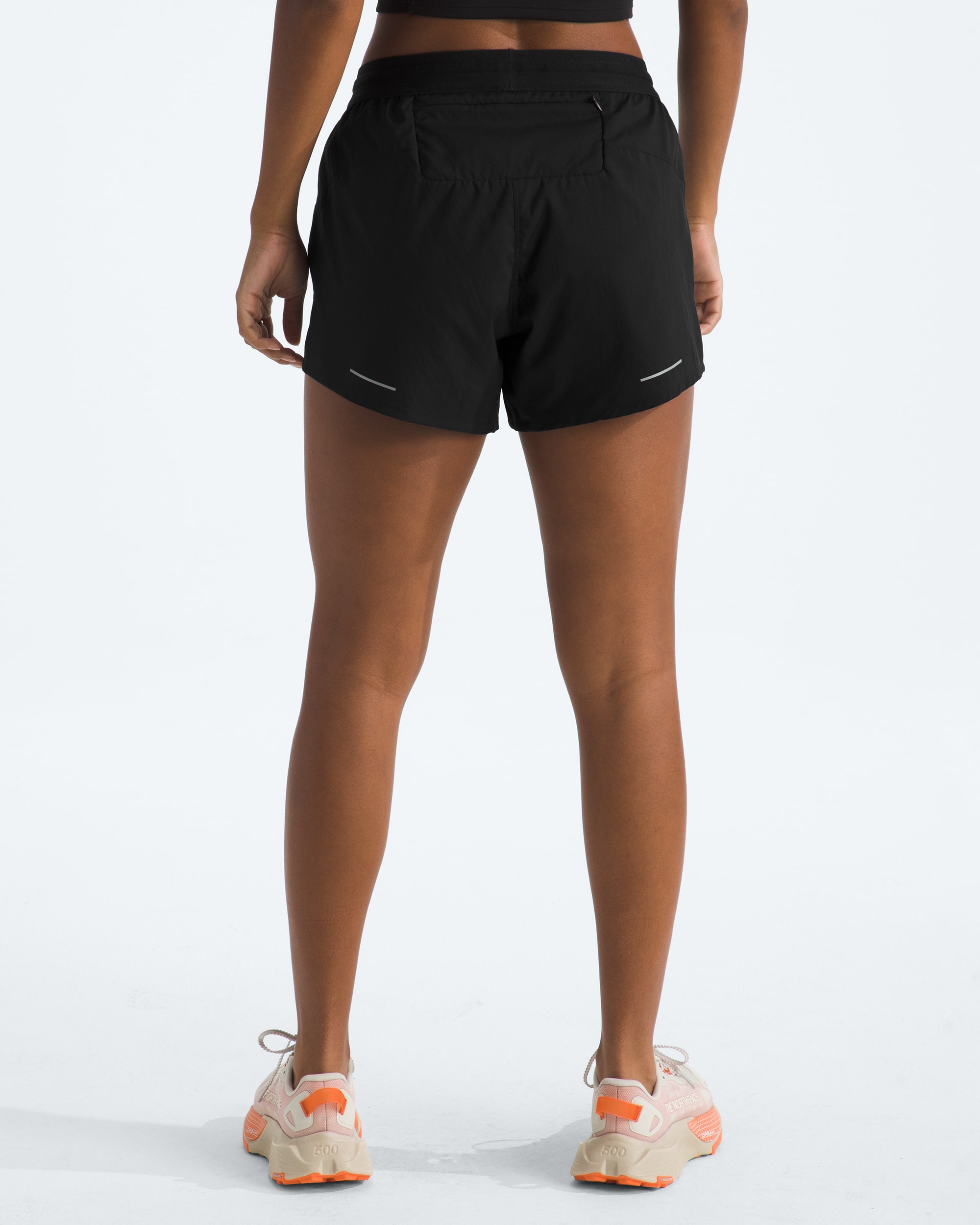 Womens Lightbright 4 Shorts TNF BACK