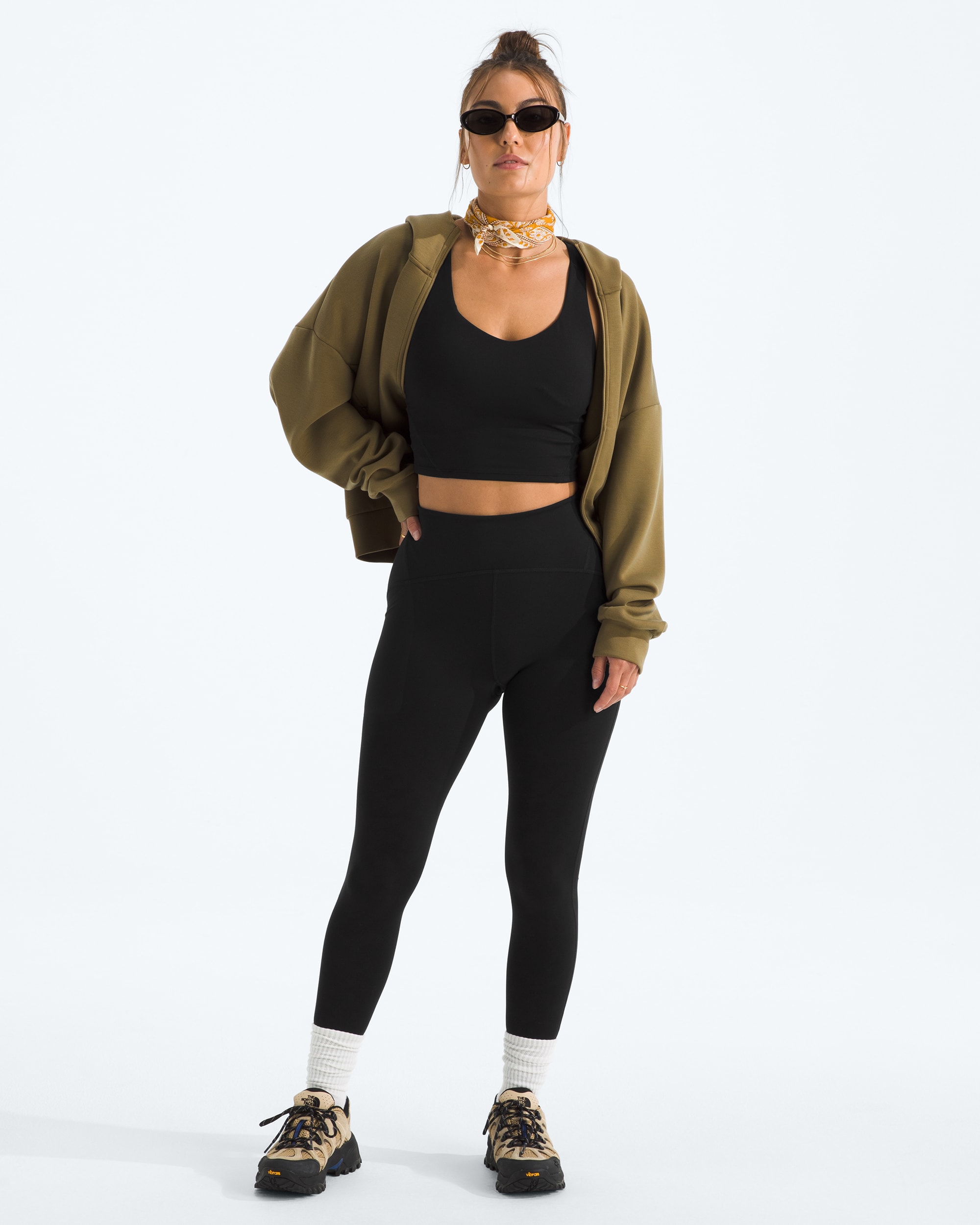 Womens Jaida Long Line Bra TNF HERO2