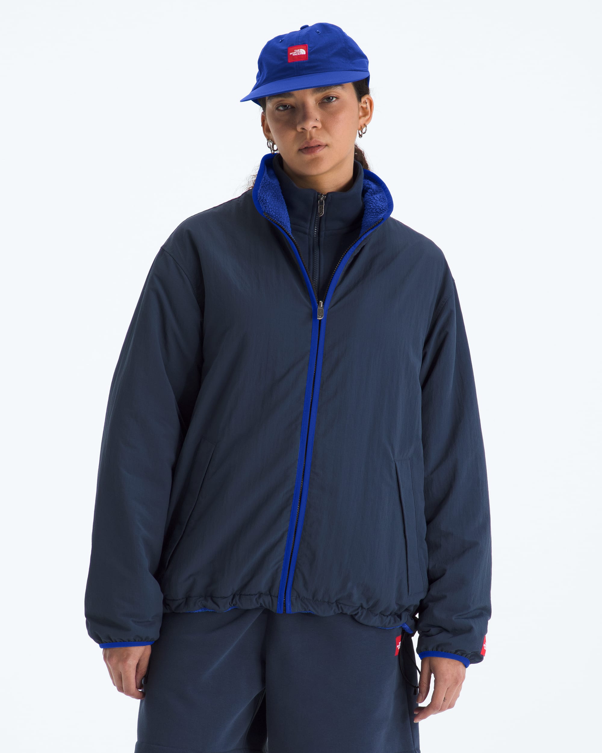 TNF Red Box Reversible Fleece Jacket TNF HERO3