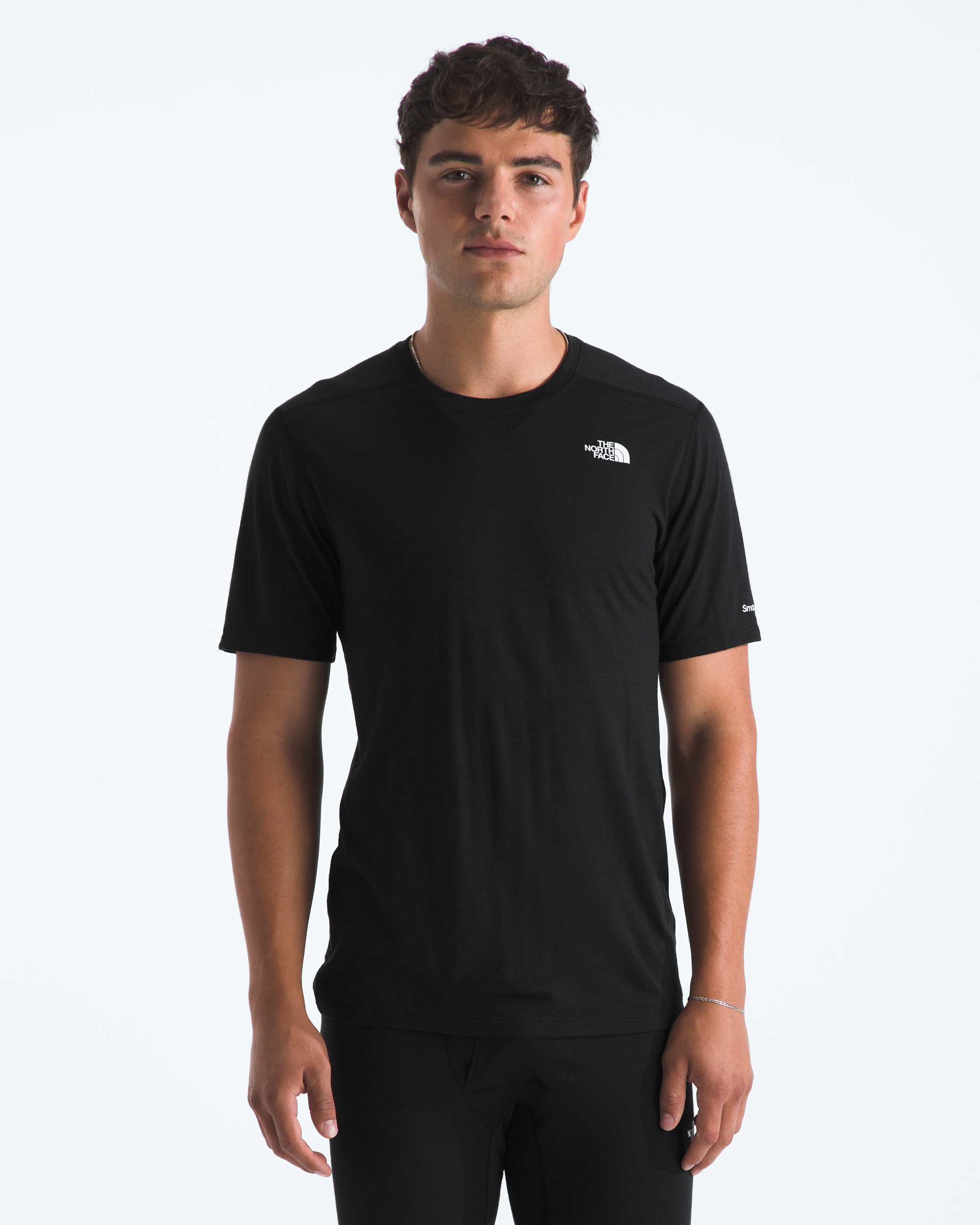 TNF X Smartwool Mens Merino Blend 150 ShortSleeve Crew TNF Main
