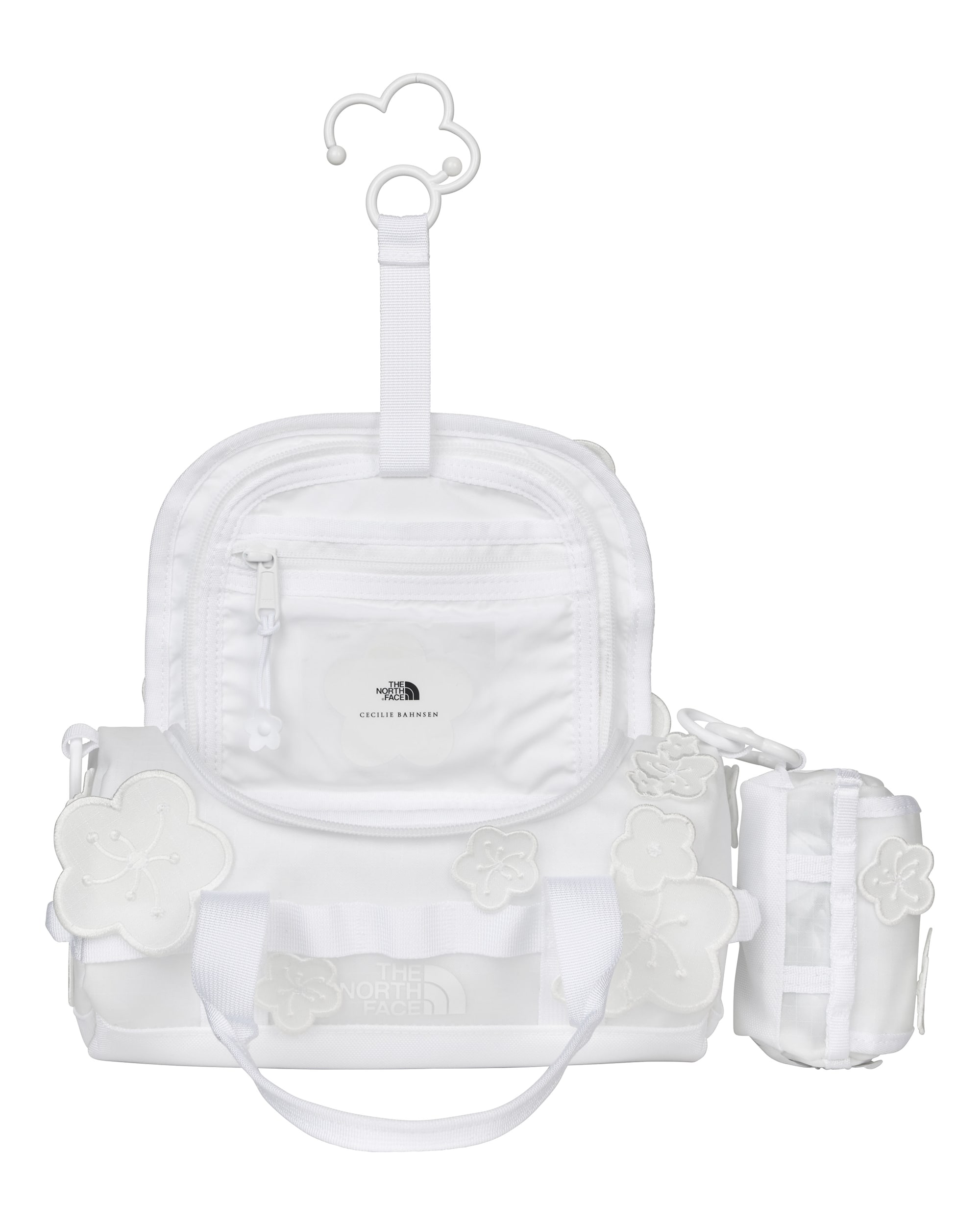 TNF x Cecilie Bahnsen Maria Translucent Base Camp Clutch | The