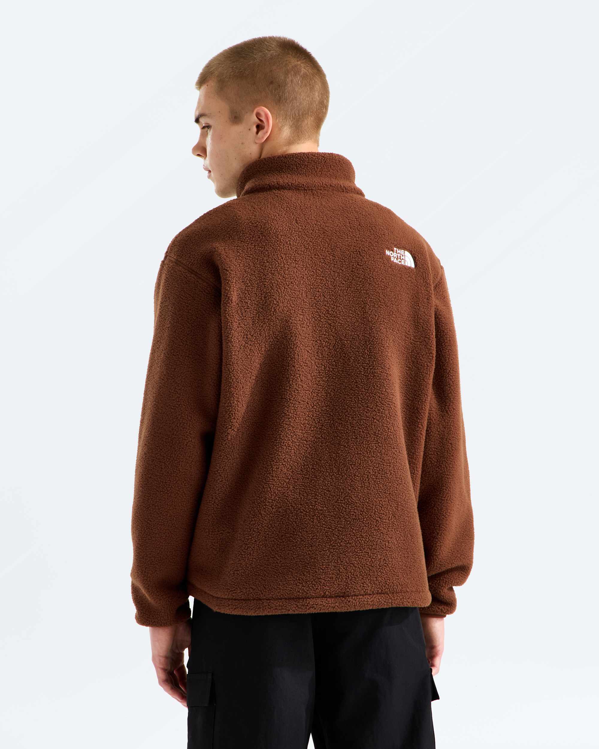 Mens TNF Fleeski Zip Pullover TNF BACK
