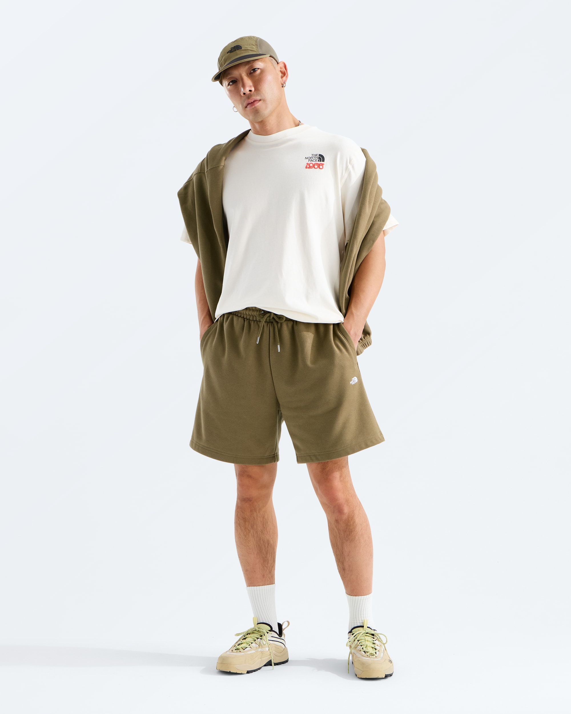 Mens TNF Essential Simple Dome Shorts TNF HERO2