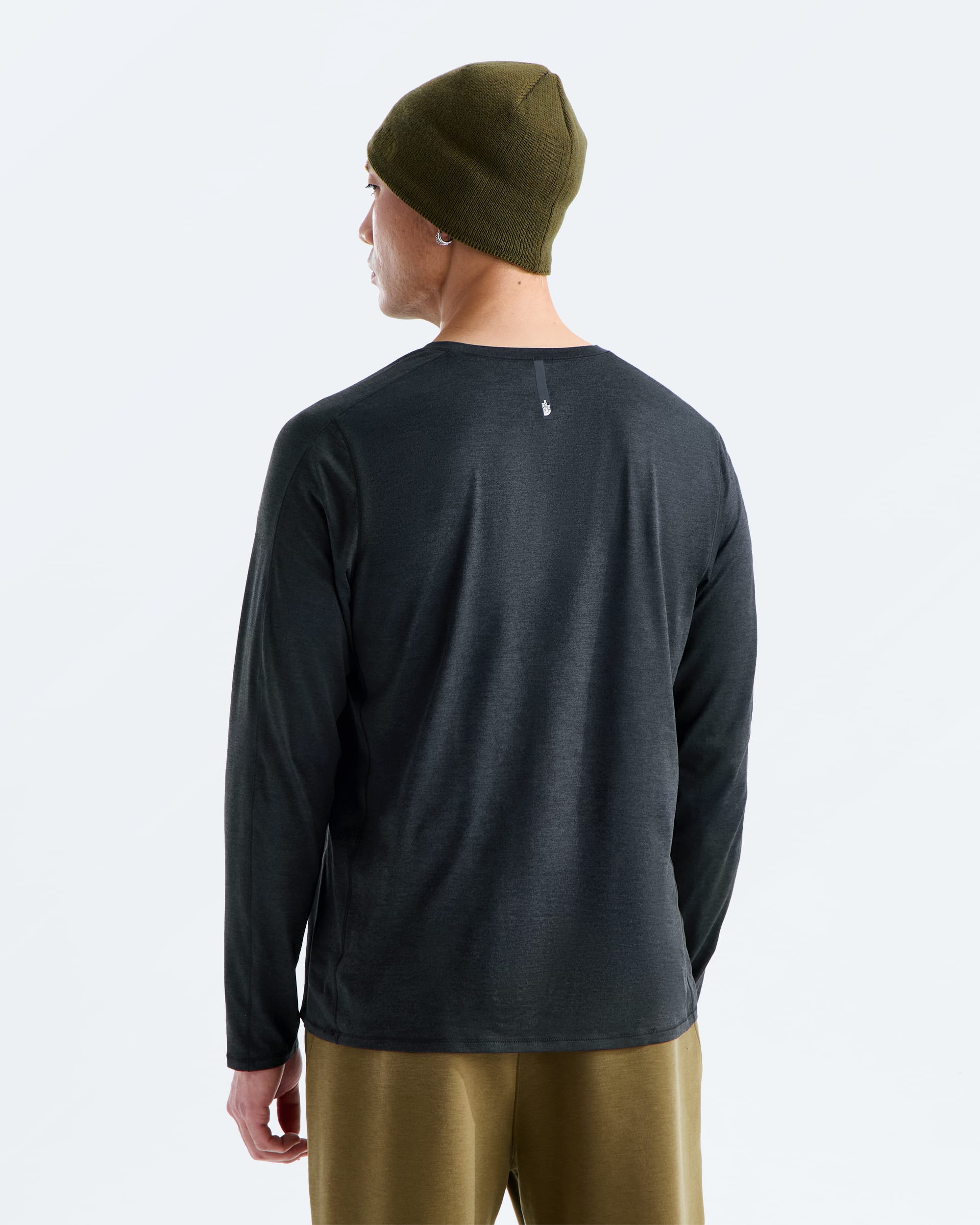 Tshirt  manches longues Dynamic pour hommes TNF BACK