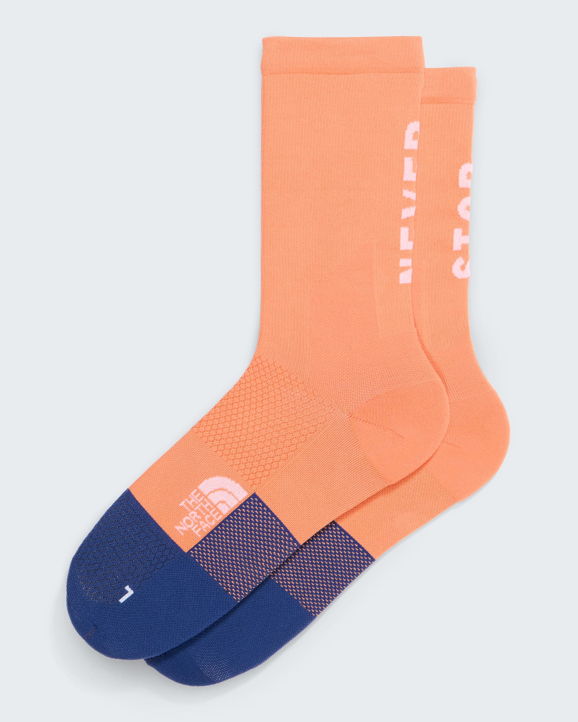Never Stop Trail Run Crew Socks TNF HERO