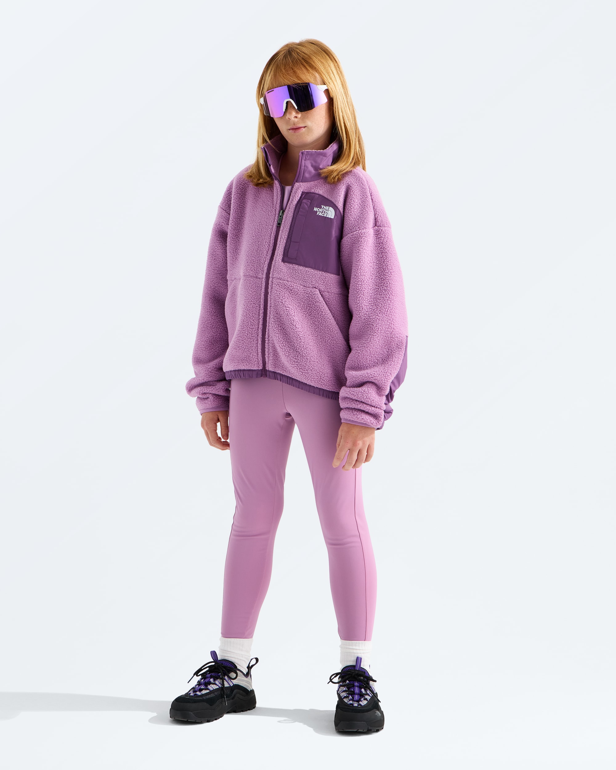 Manteau Yumiori Off Peak  glissire pleine longueur pour filles TNF HERO2