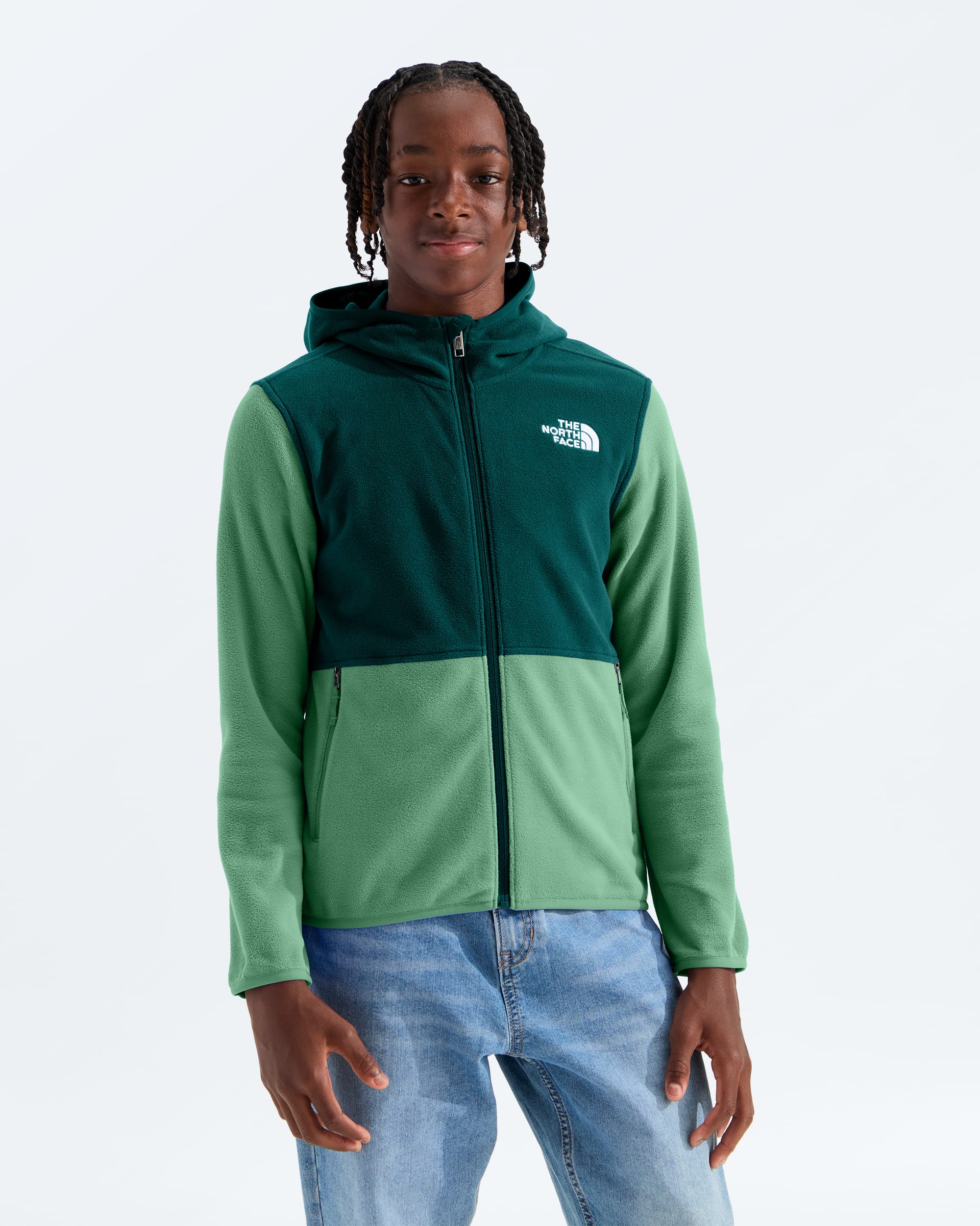 Boys  Girls Glacier FullZip Hoodie TNF HERO2